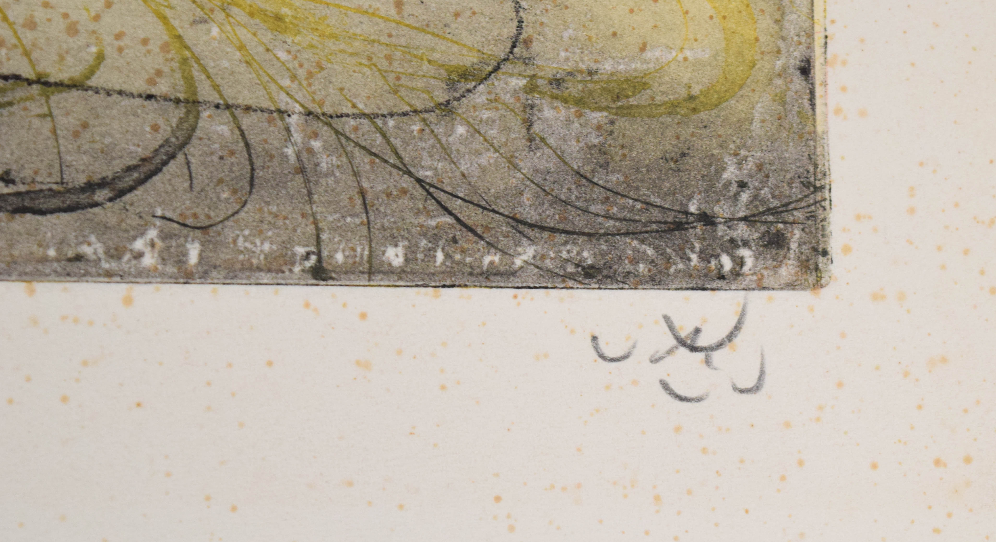 Roberto Matta Etching Les Oh! Tomobiles