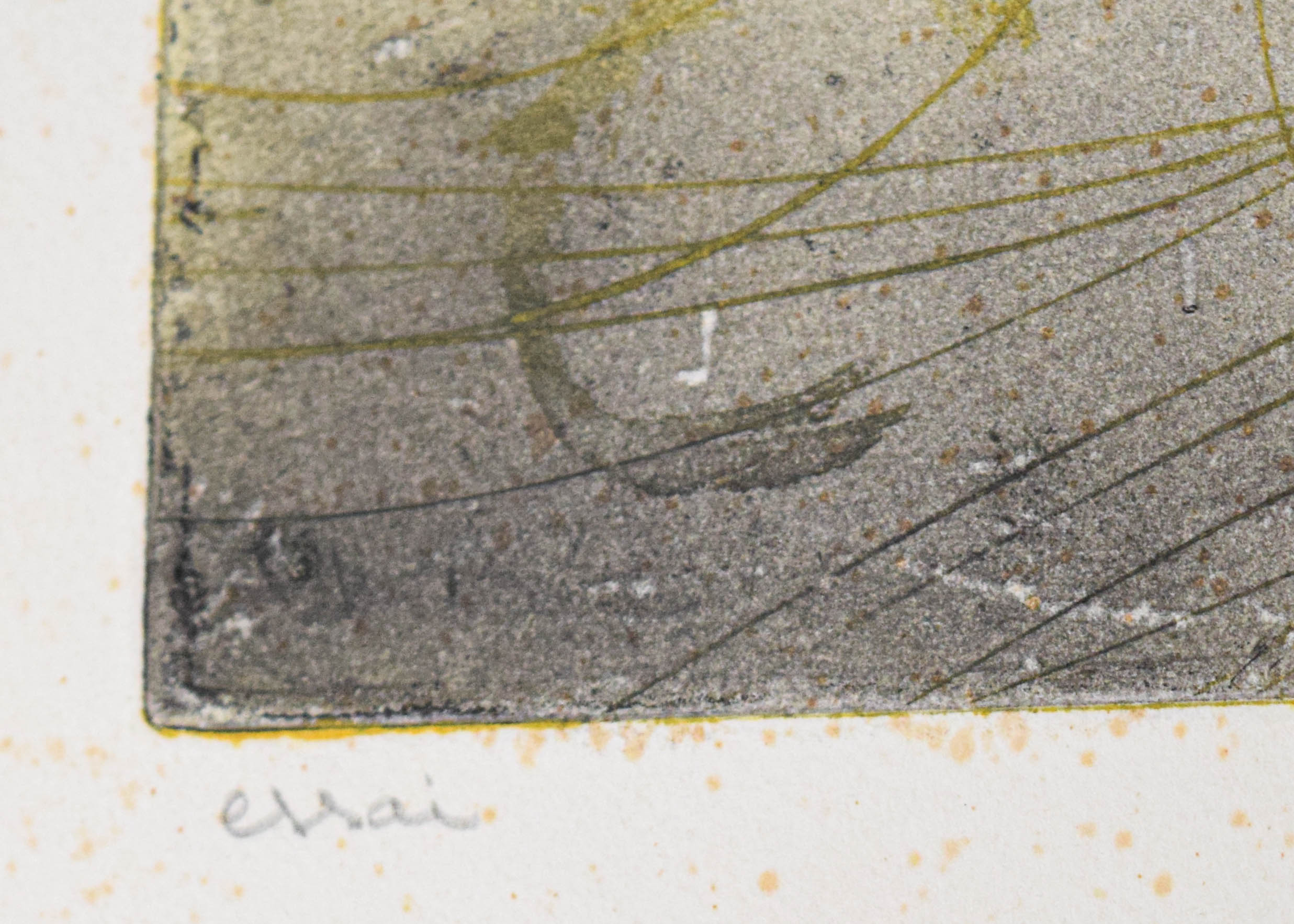 Roberto Matta Etching Les Oh! Tomobiles