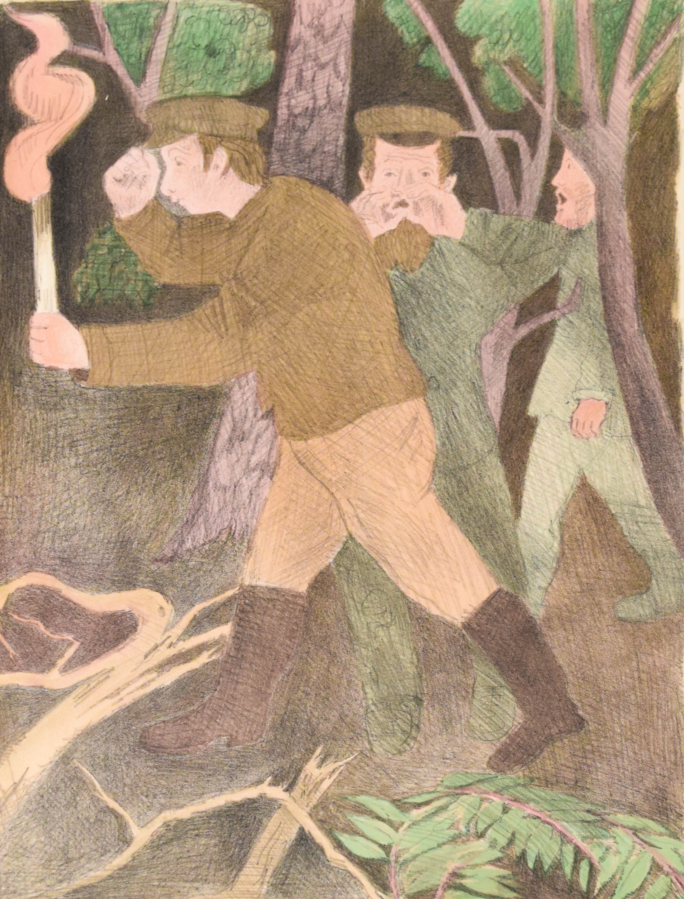 Raphael Soyer Group of 3 Color Lithographs