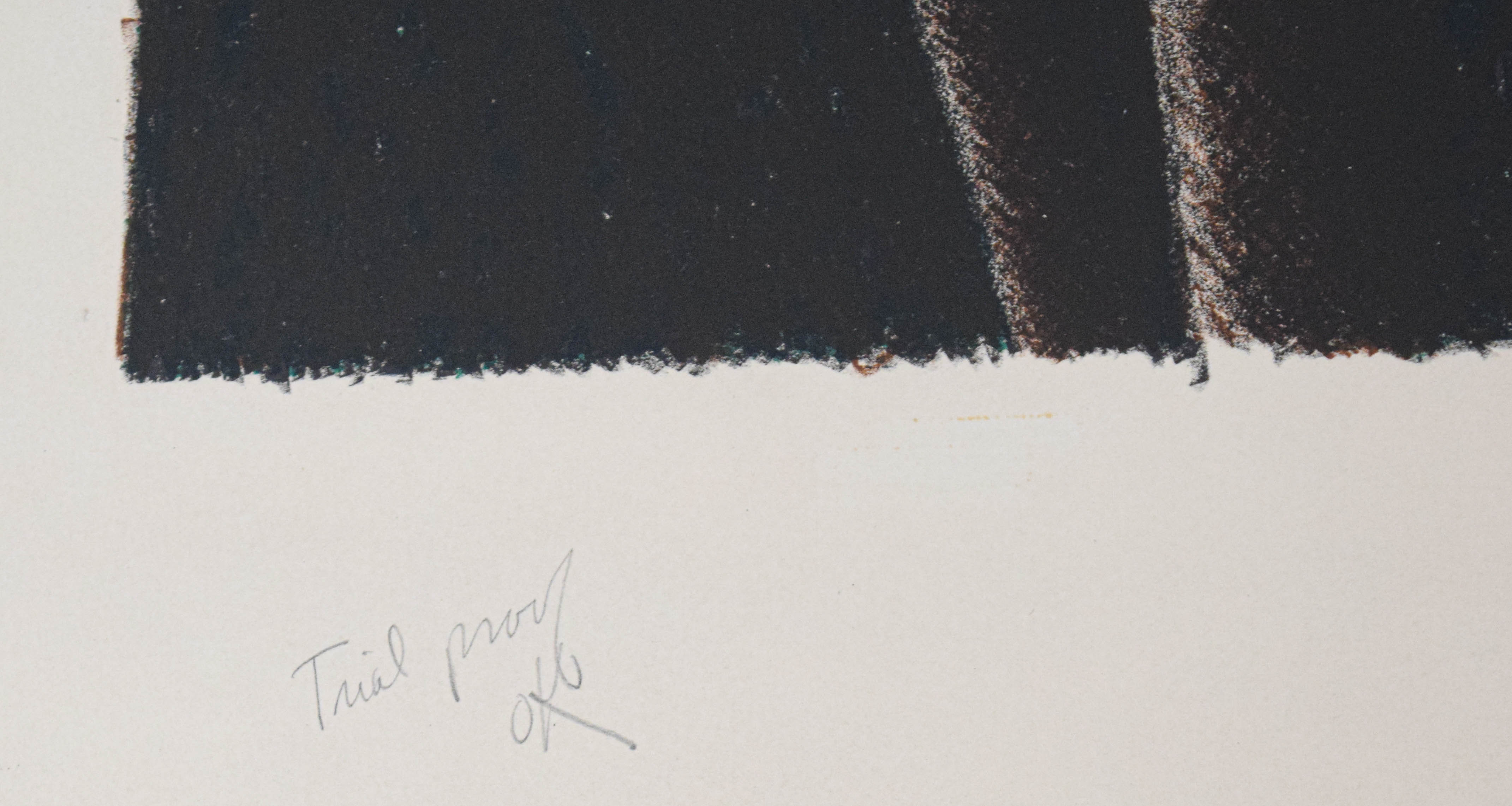 Robert Kipniss Signed Lithograph, Trial Proof, 1969