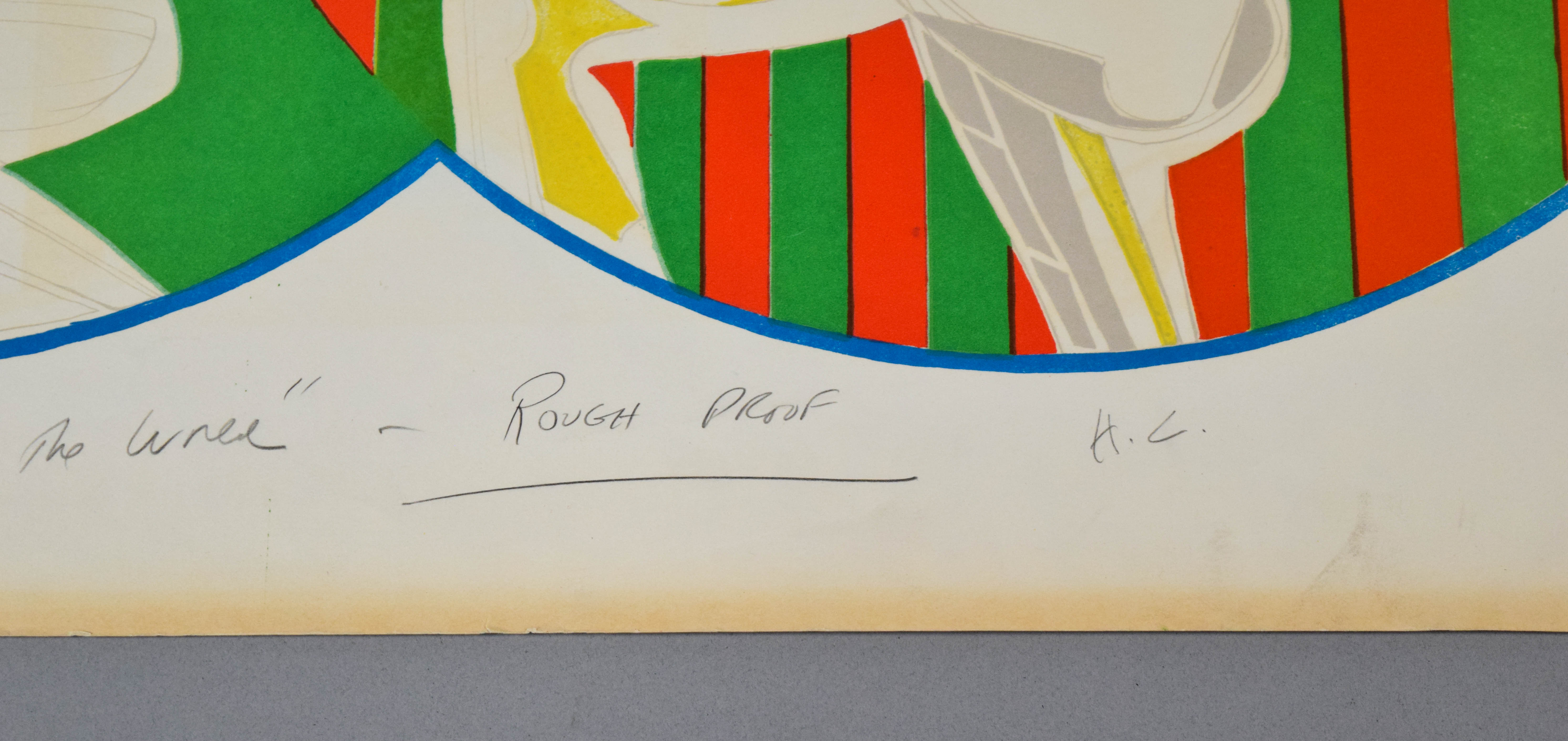 Arnold Belkin Lithograph Heart of the World