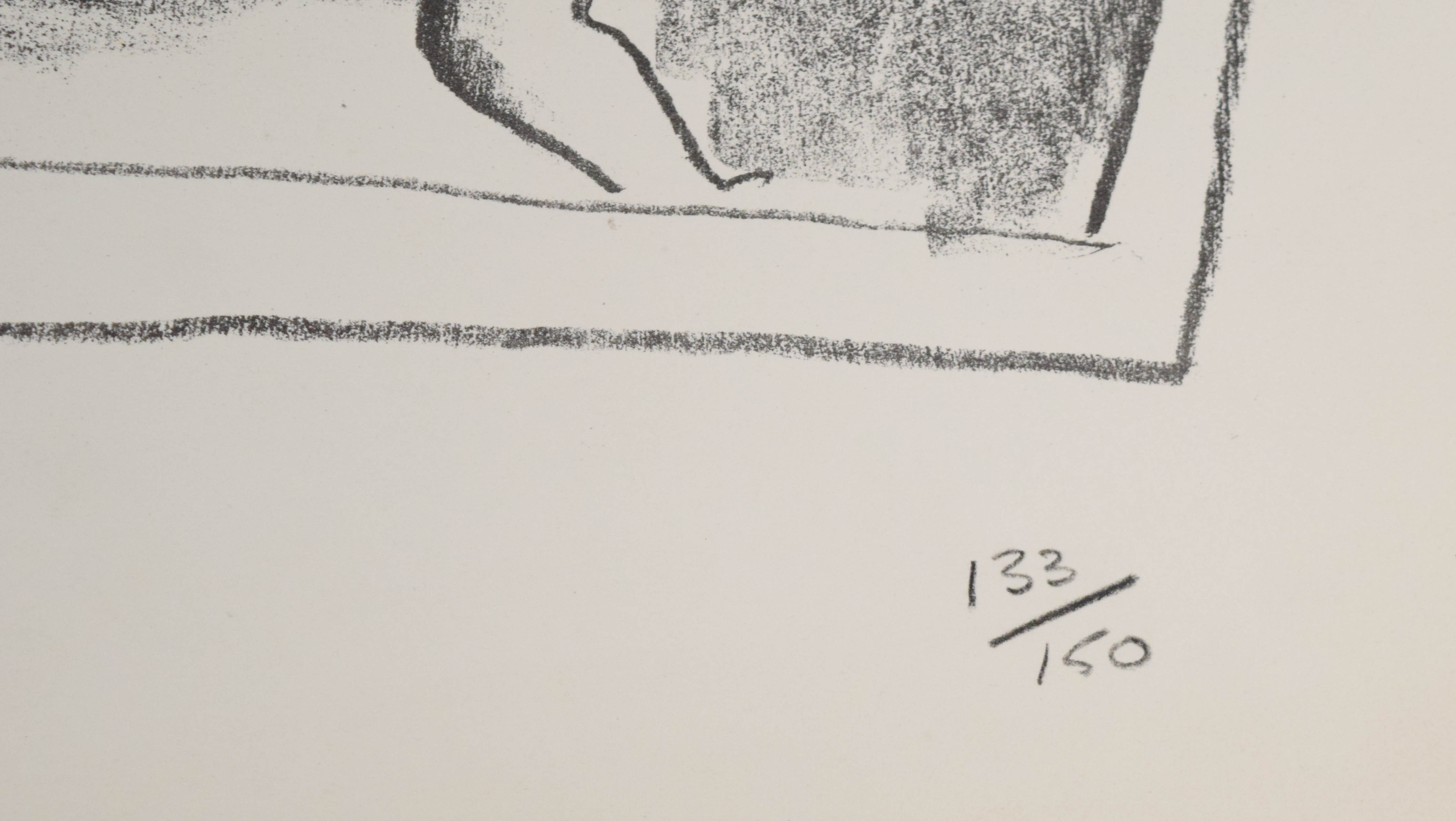 Ossip Zadkine Lithograph Acrobat, 1964