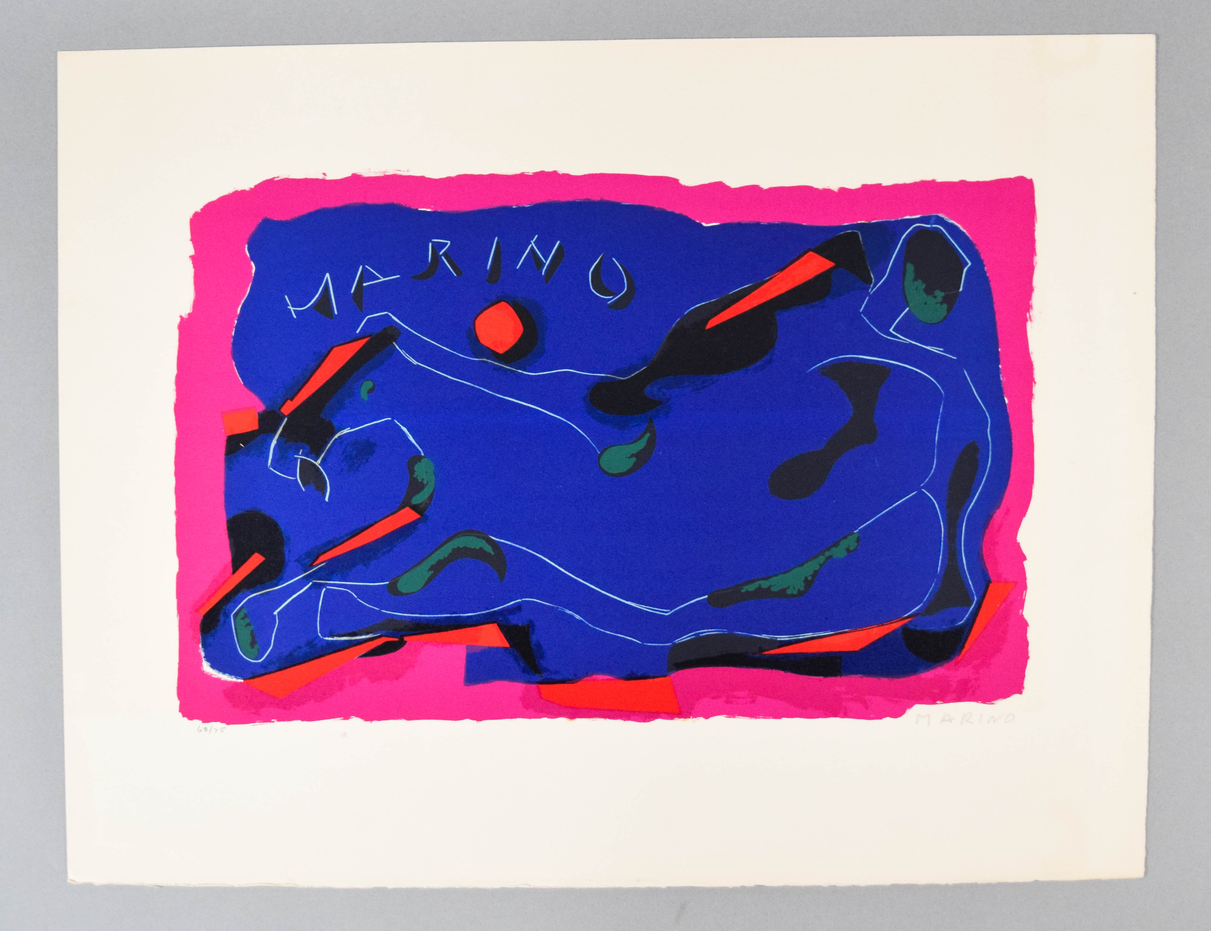 Marino Marini Lithograph Cavallo