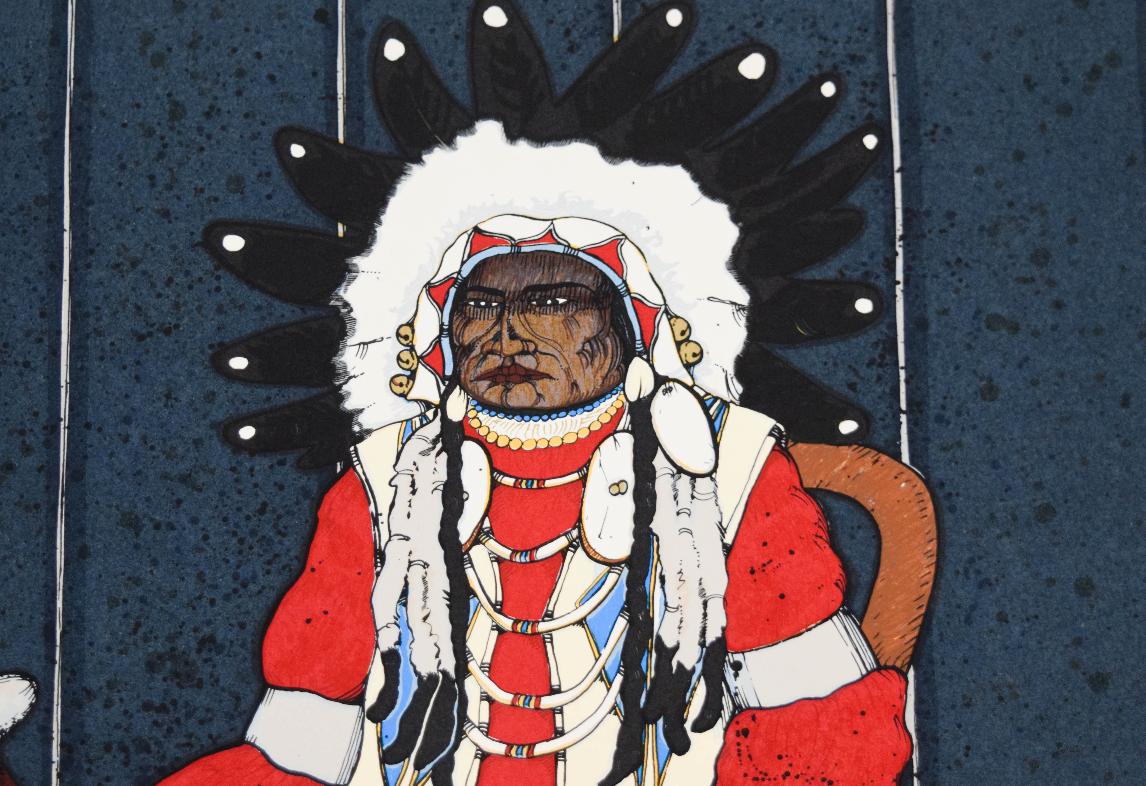 Kevin Red Star Lithograph Mad Dog 1980