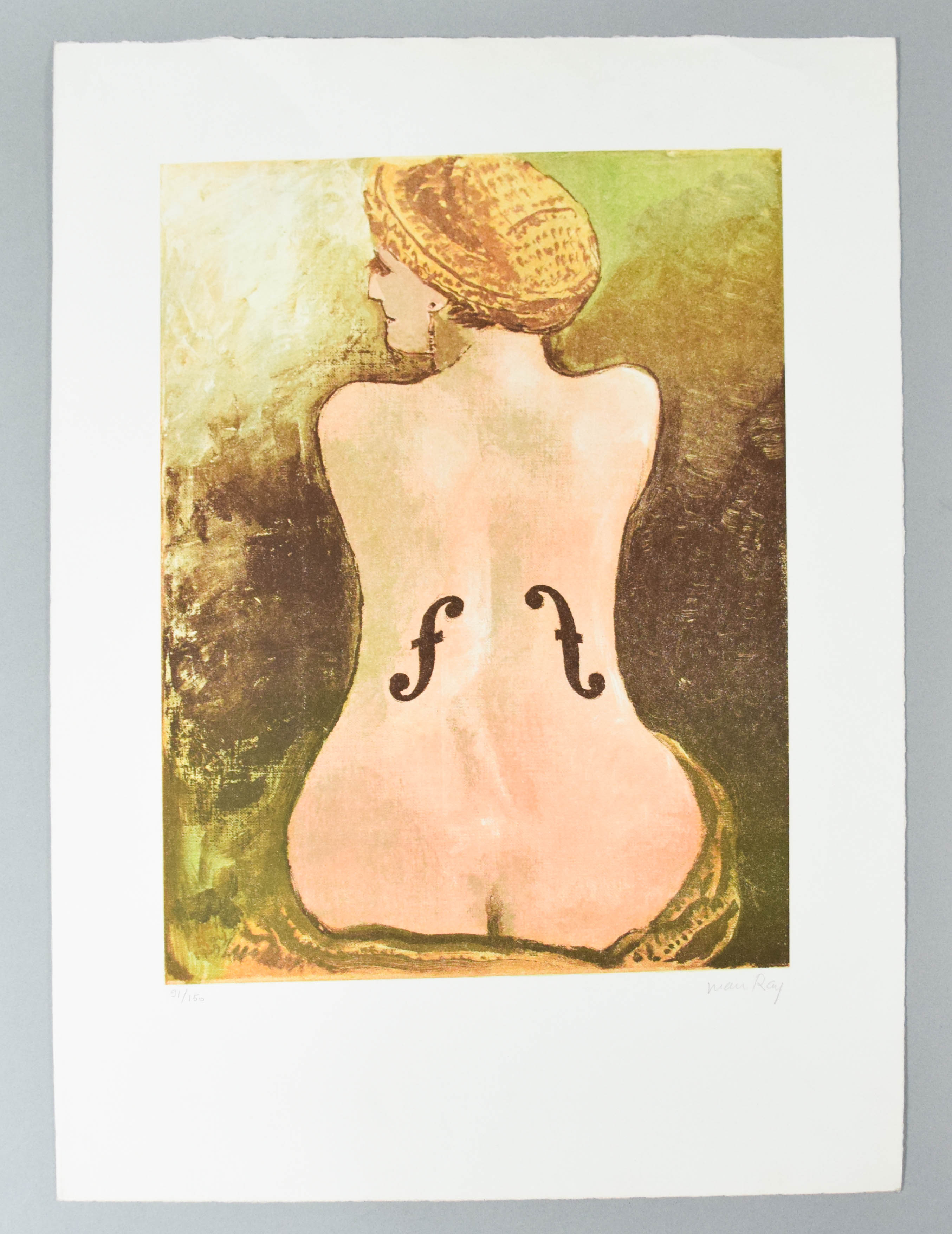 Man Ray Lithograph Le Violon d'Ingres