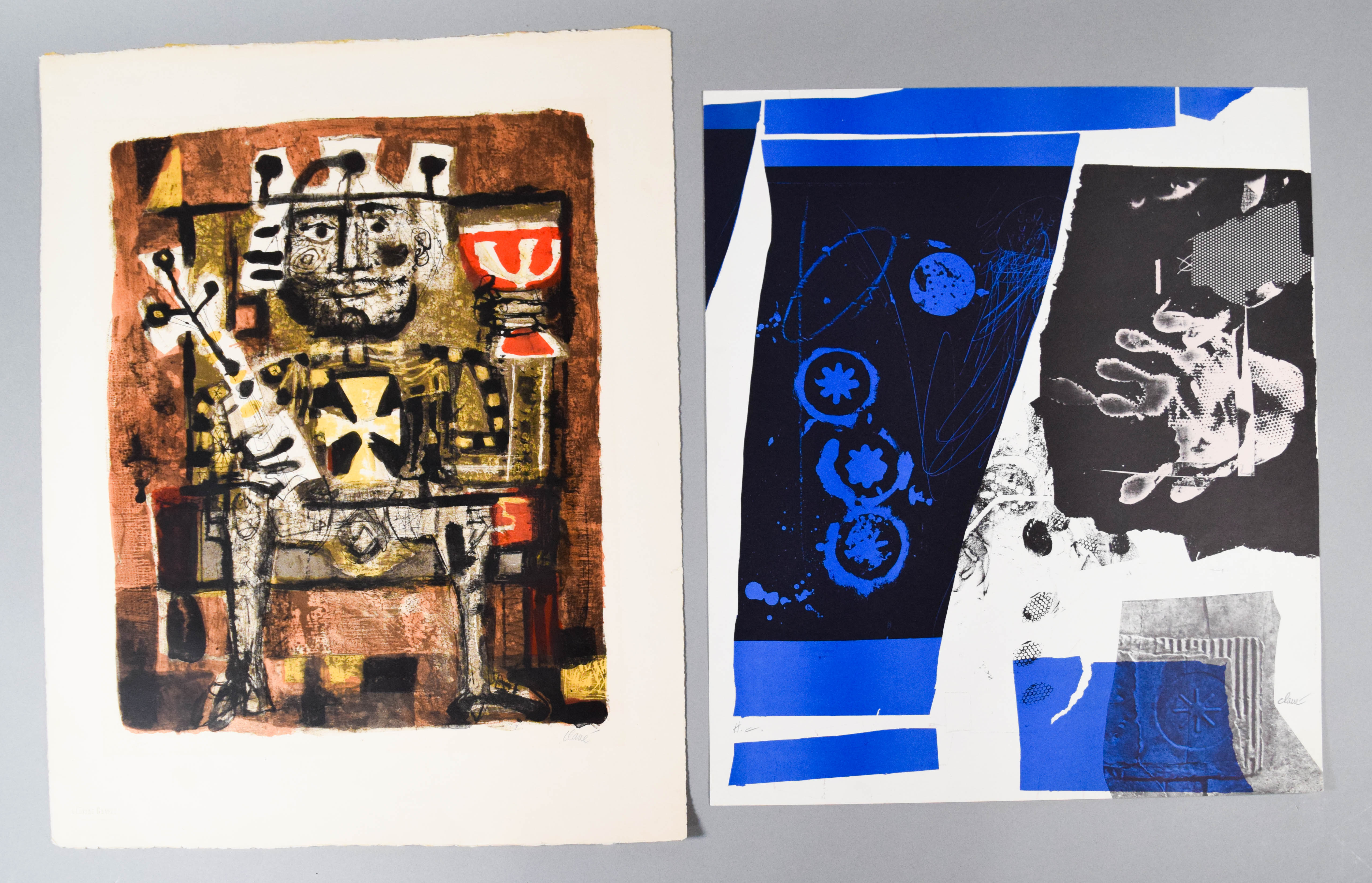 Antoni Clavé Two Color Lithographs