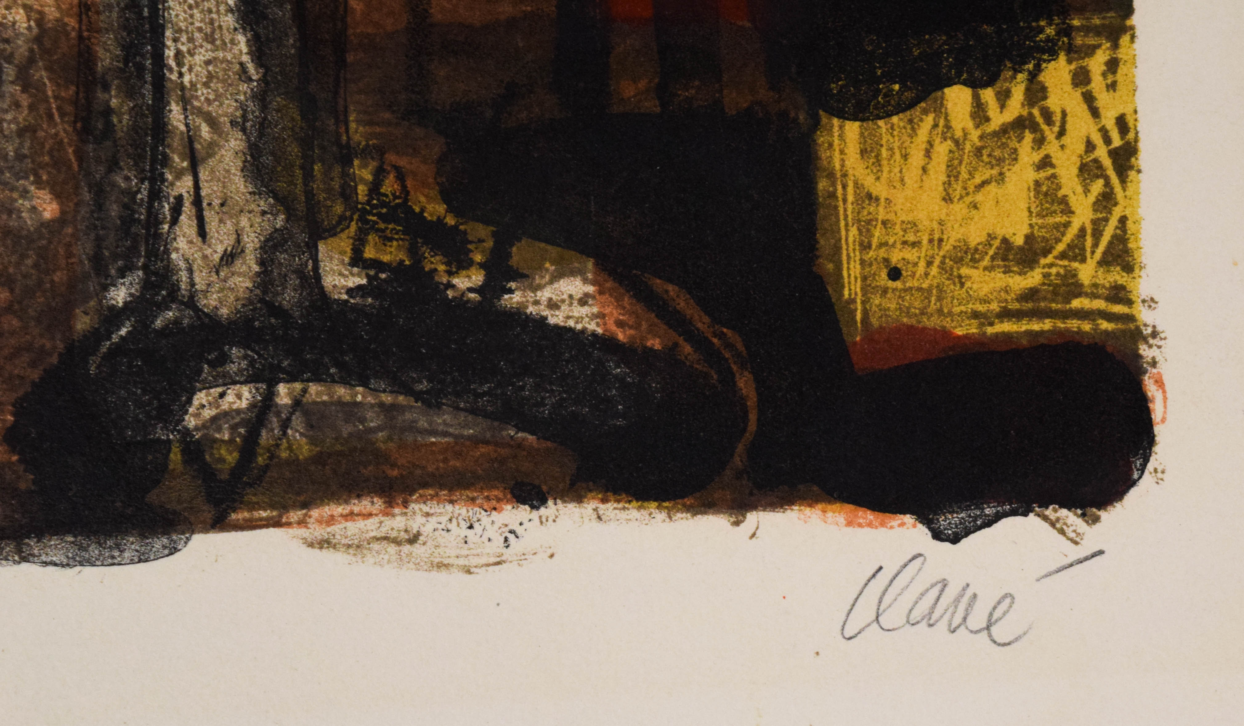 Antoni Clavé Two Color Lithographs