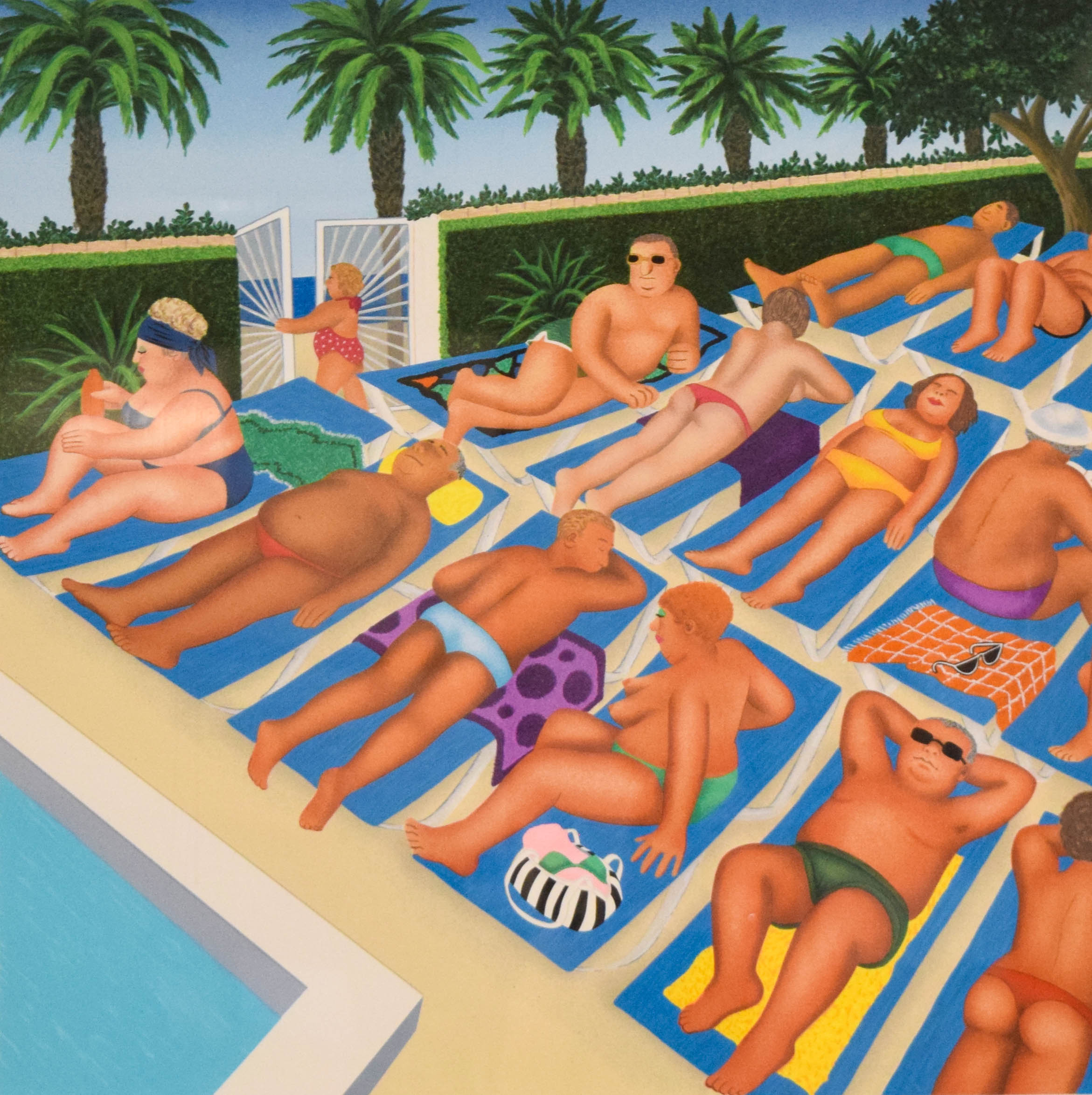 Beryl Cook Lithograph Tenerife Days