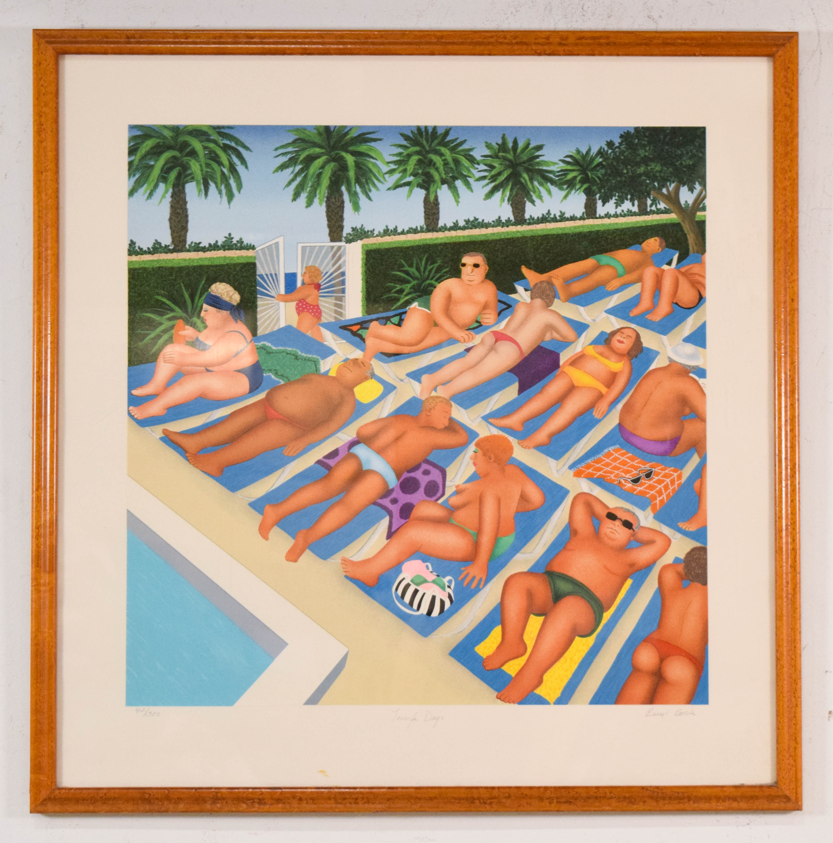 Beryl Cook Lithograph Tenerife Days