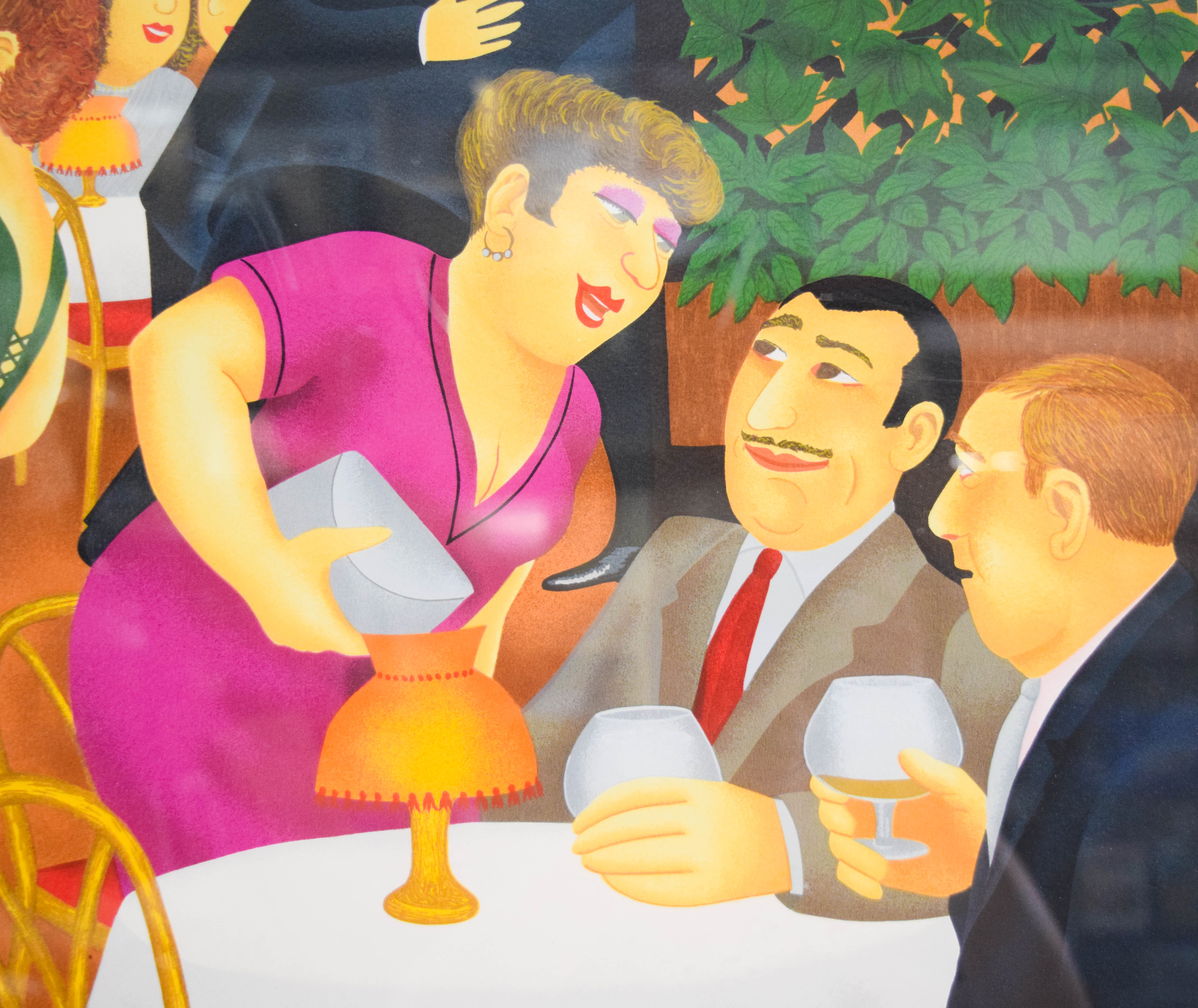 Beryl Cook Screenprint The Manipulators