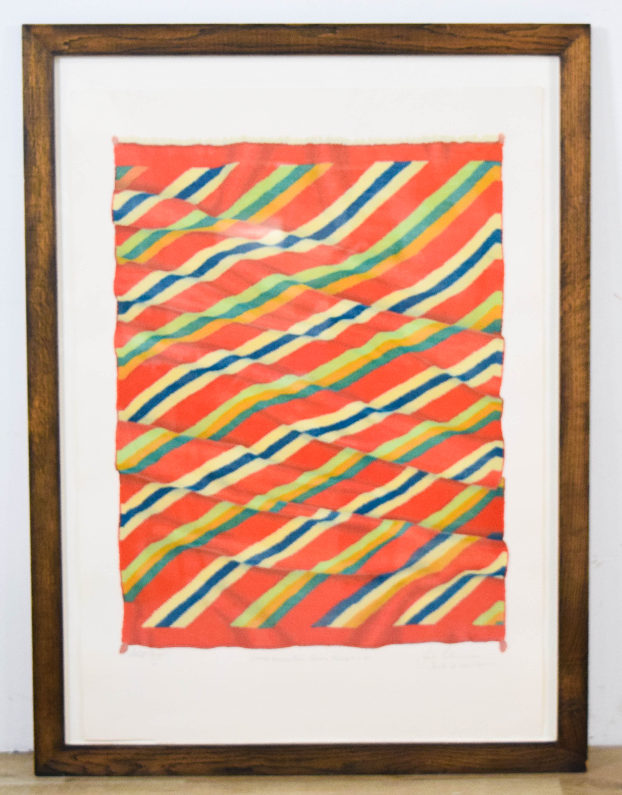 Jack Silverman Pair of Serigraphs Navajo Textile Designs