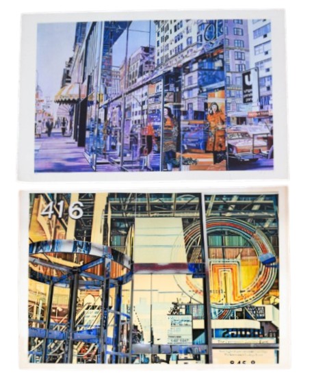 C.J. Yao Pair of Photorealist Lithographs, 1984