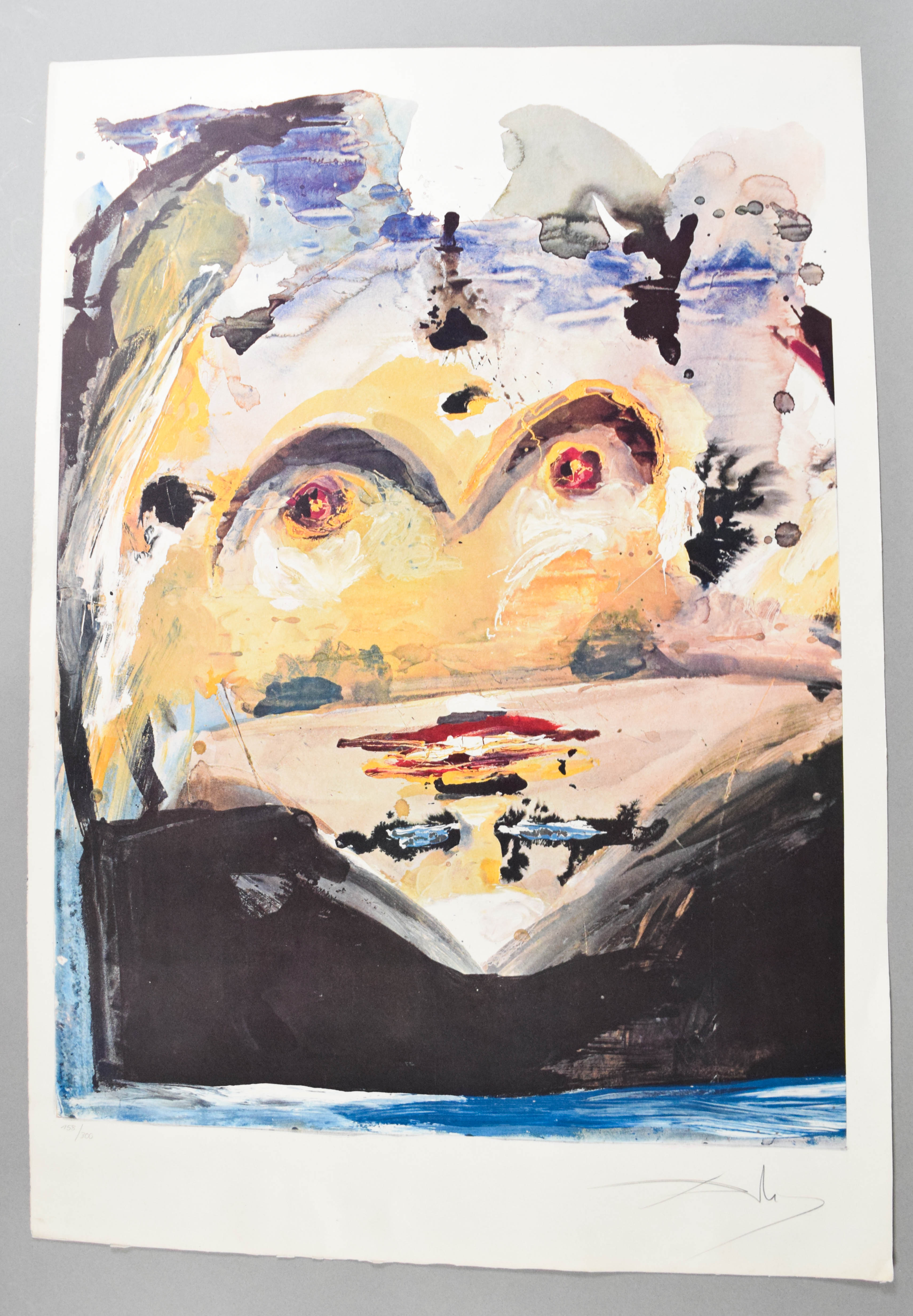 After Salvador Dali Lithograph Anamorphoses: Le Nu