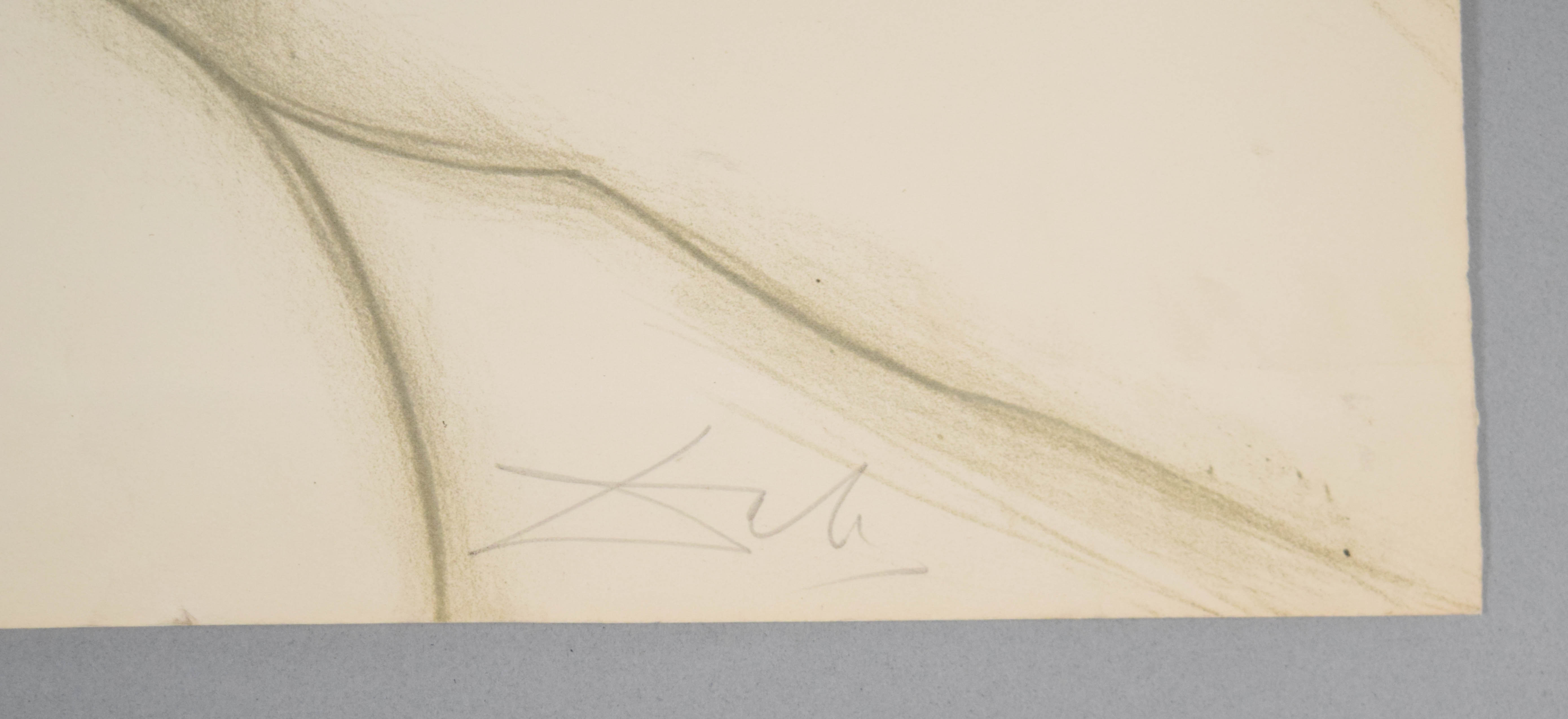 After Salvador Dali Lithograph Sleeping Nude