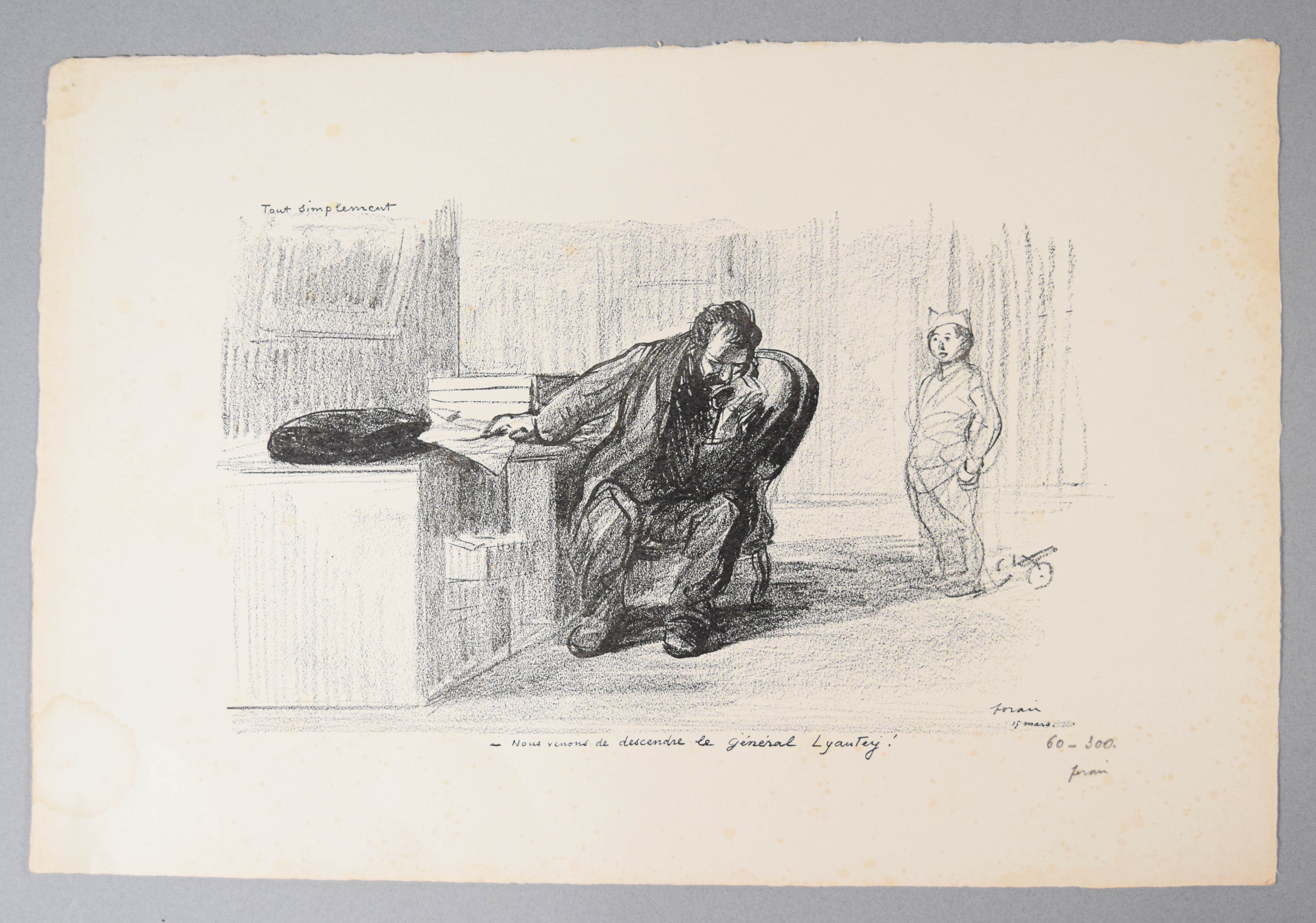 Jean-Louis Forain Group of 3 Satirical WWI Lithographs