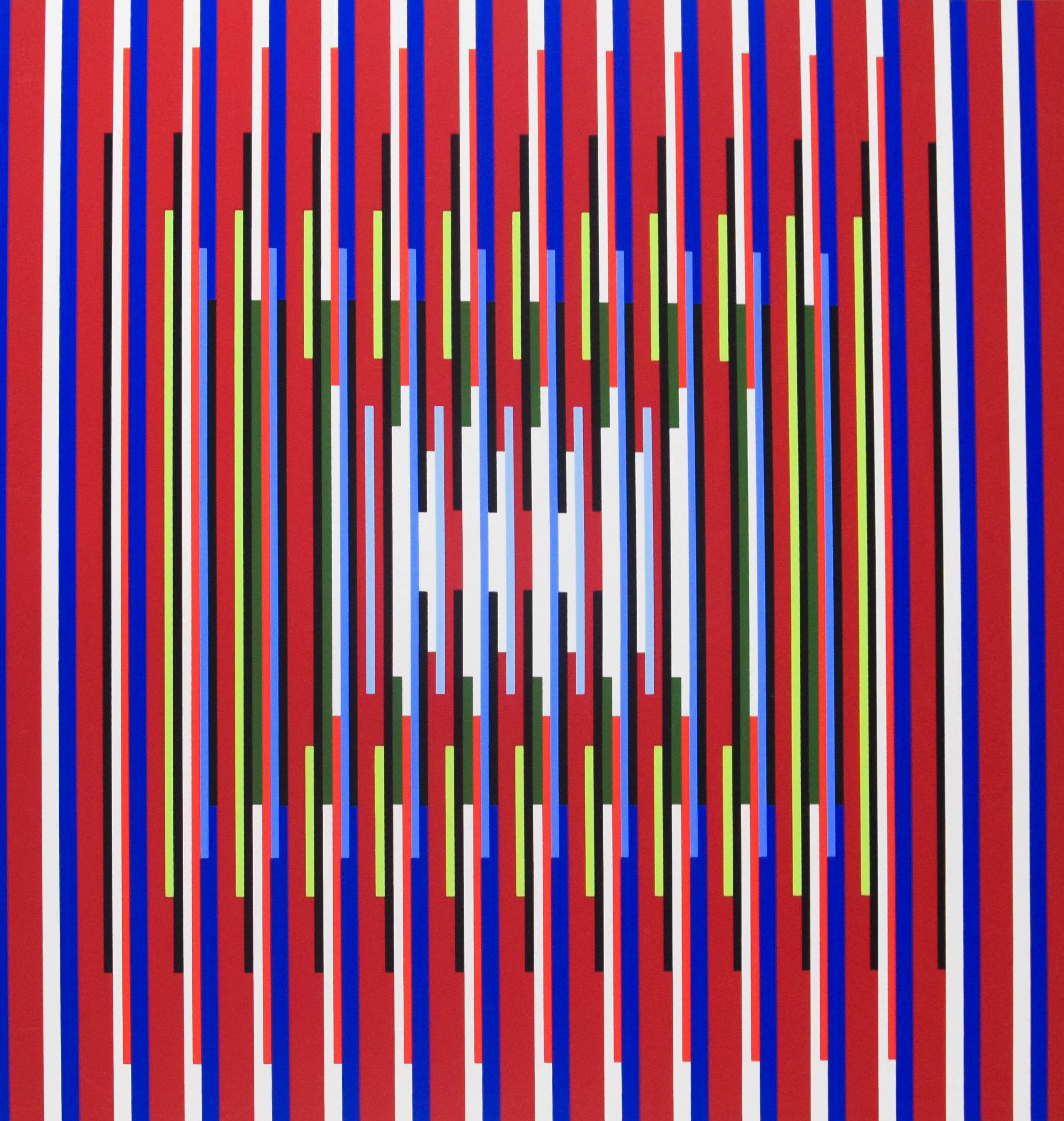 Yaacov Agam Serigraph Geometric Kinetic Composition