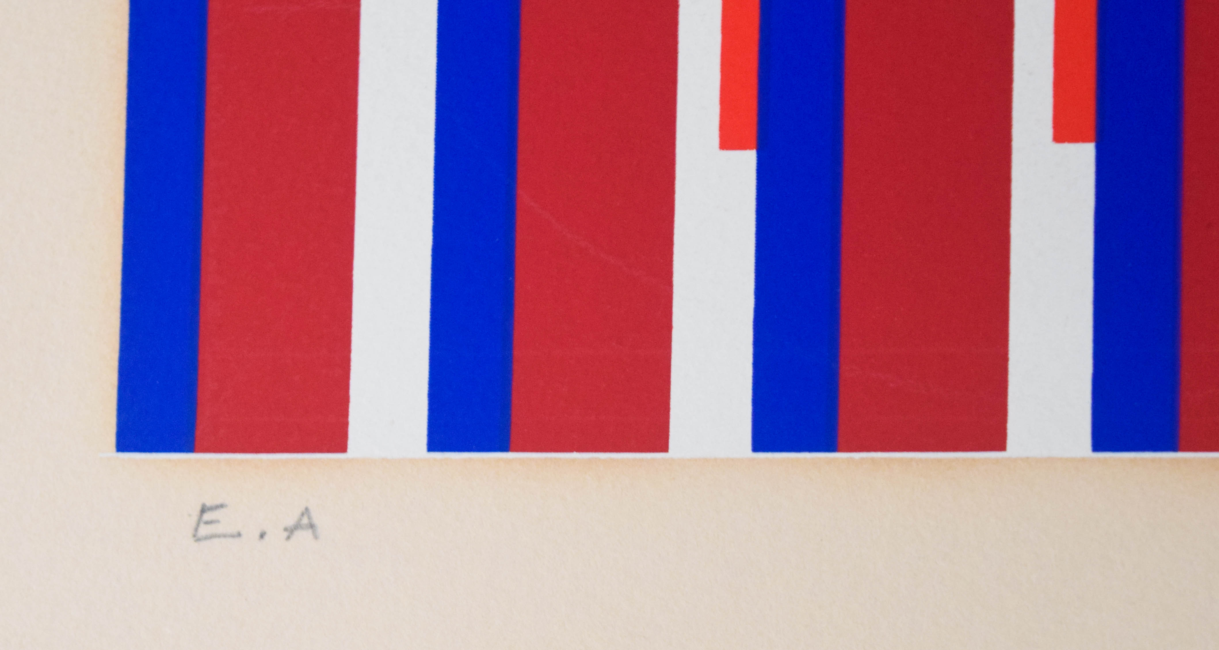 Yaacov Agam Serigraph Geometric Kinetic Composition