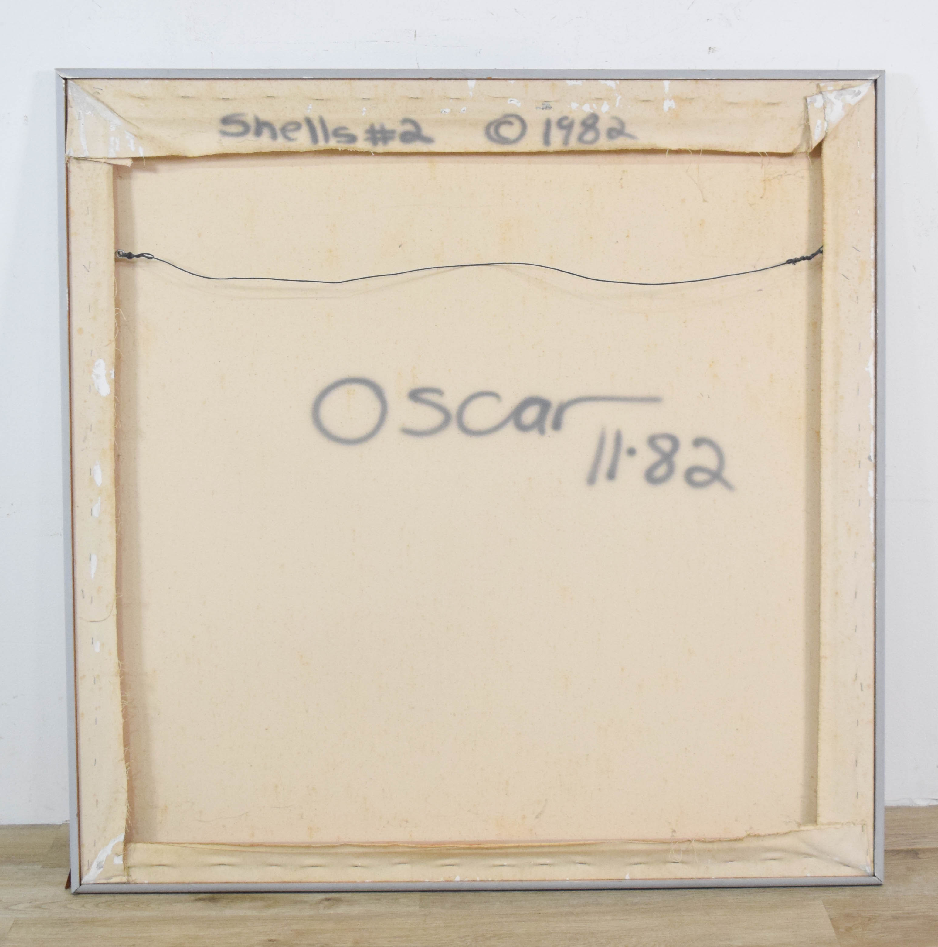 Oscar Lakeman Acrylic on Canvas Shells #2