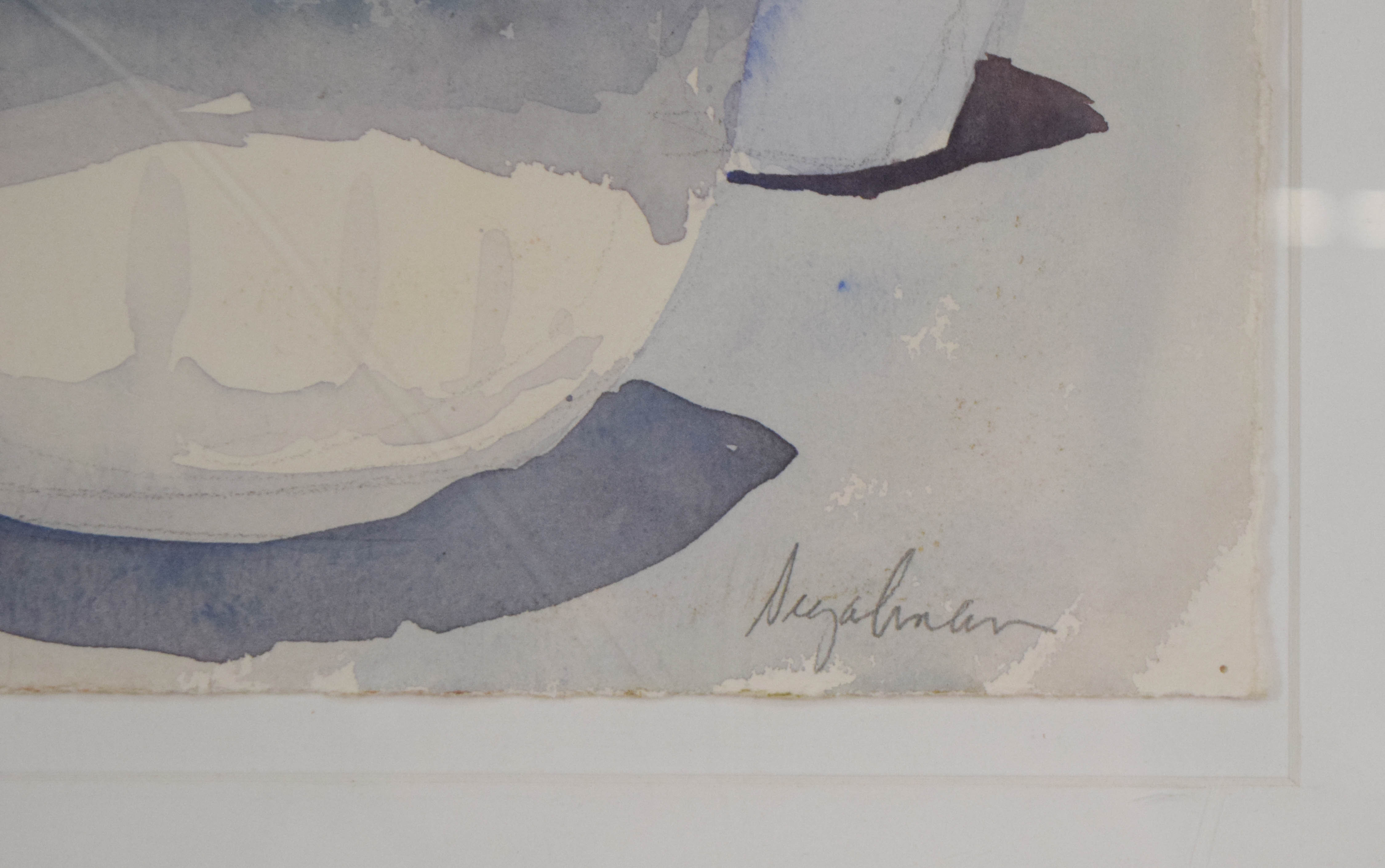 Richard Segalman, Watercolor Still Life with Hydrangeas