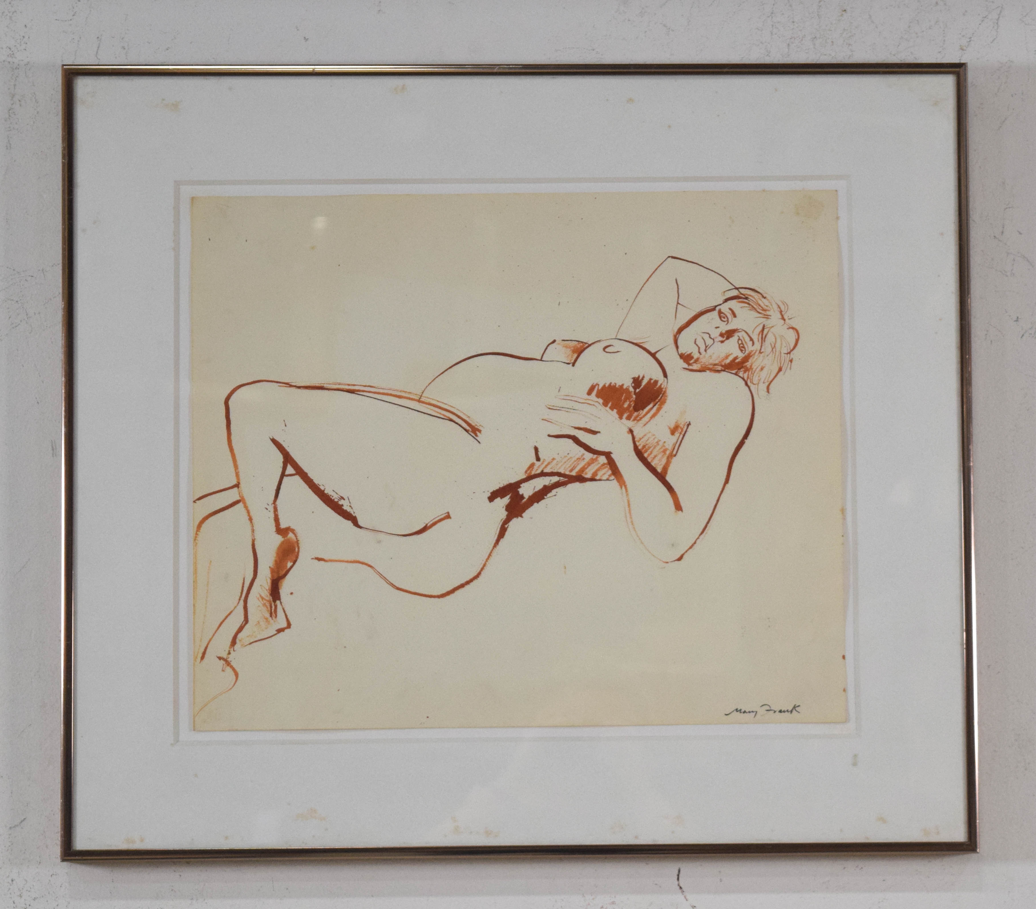 Mary Frank 'Pregnant Woman' (Signed)
