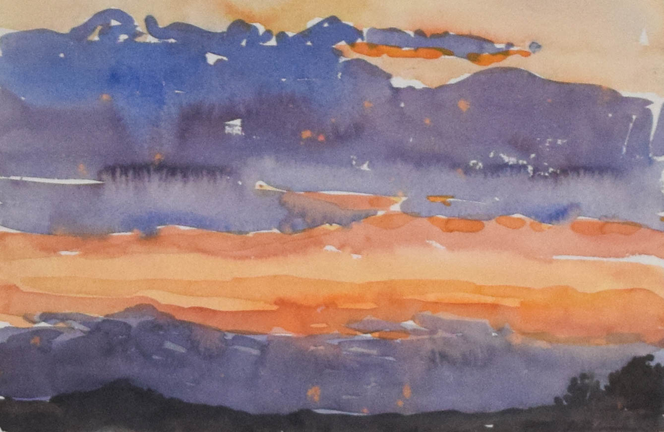 Richard Segalman 'Atmospheric Sunset' (Signed)