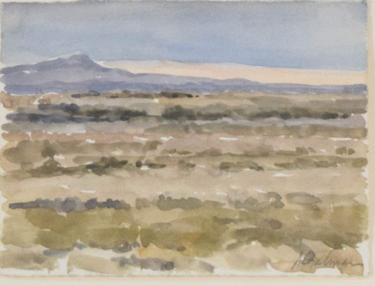 Richard Segalman (American, 1934-2021) 'Desert Landscape' (Signed)