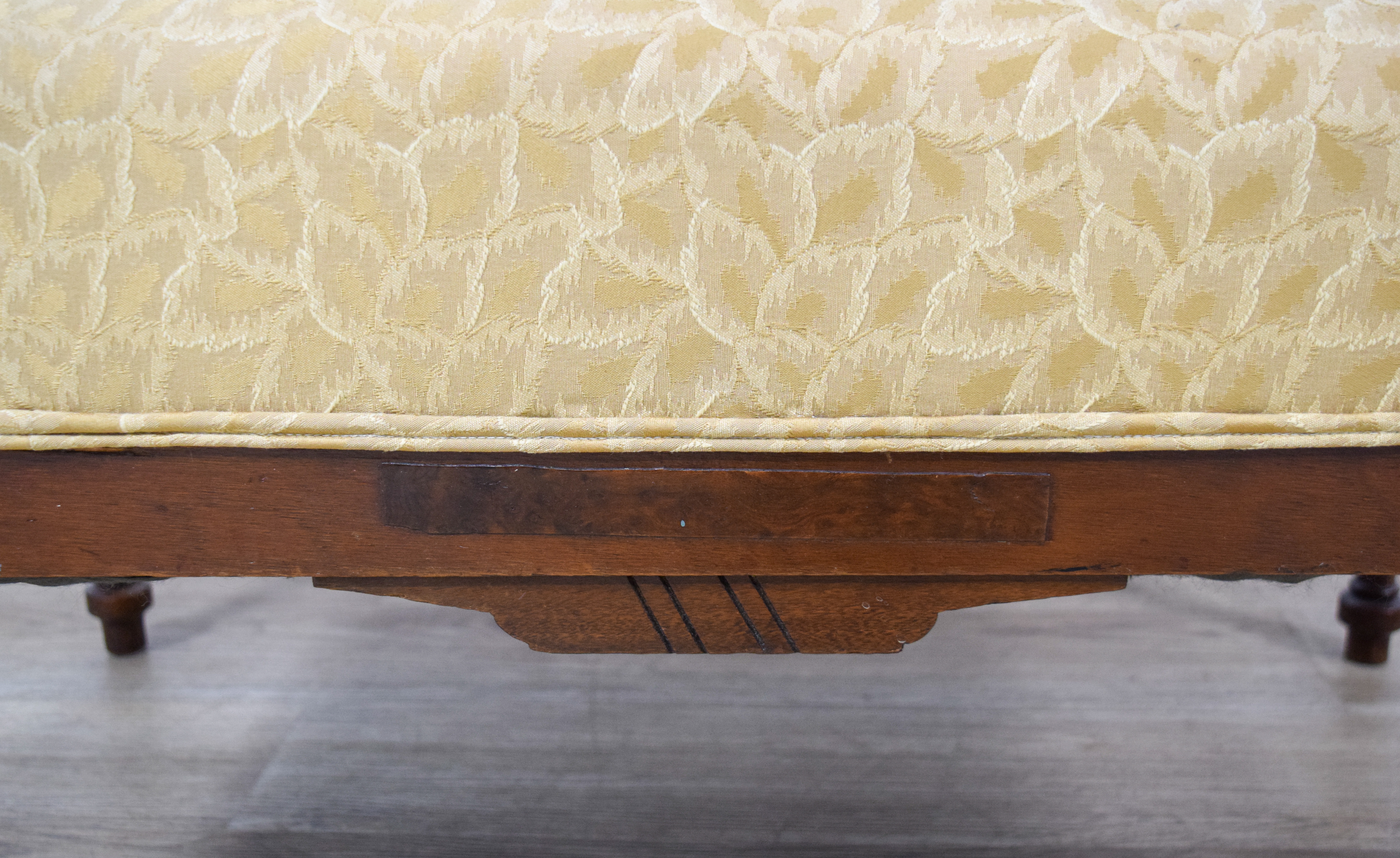 Pair of Victorian Eastlake Style Asymmetrical Settees
