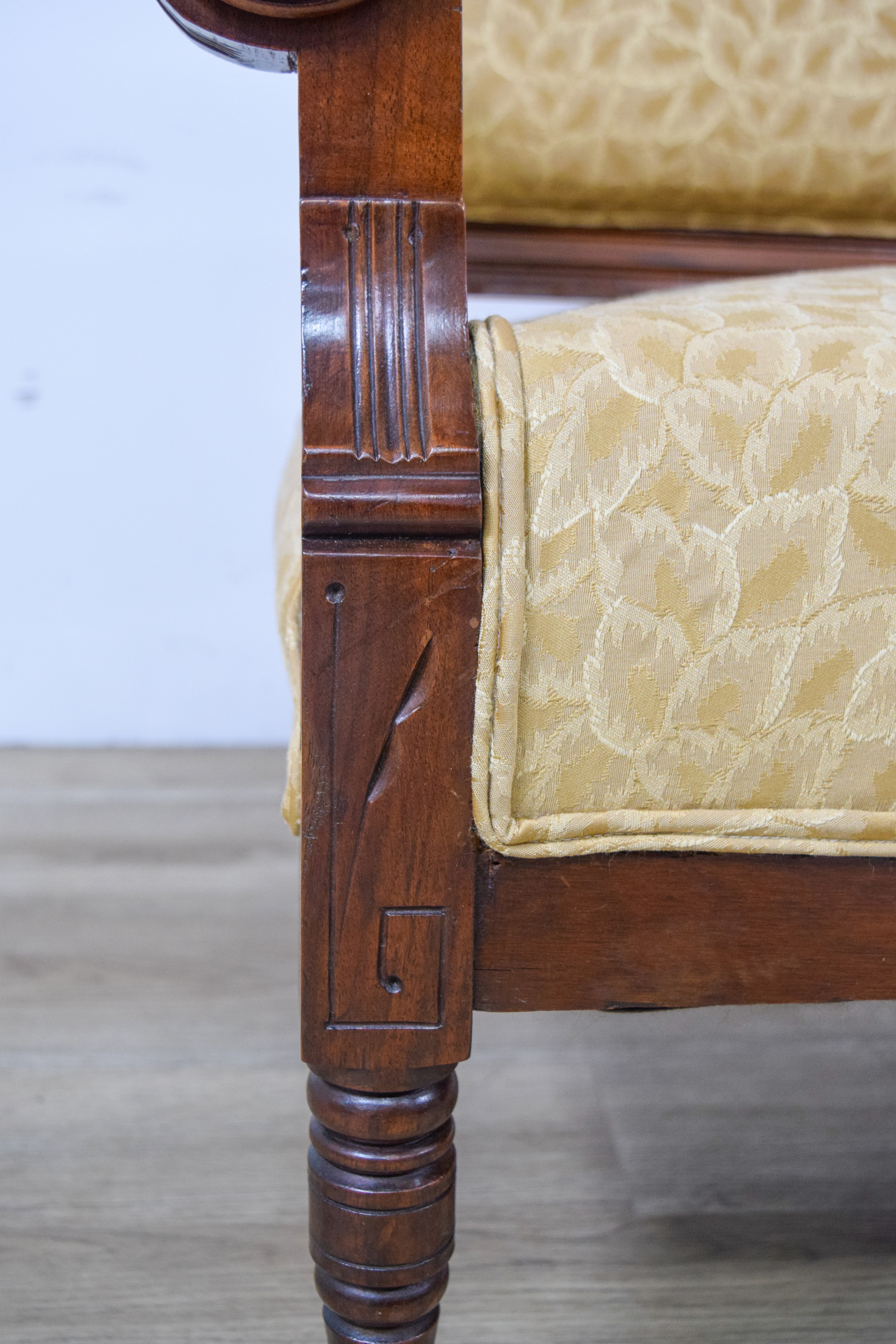 Pair of Victorian Eastlake Style Asymmetrical Settees