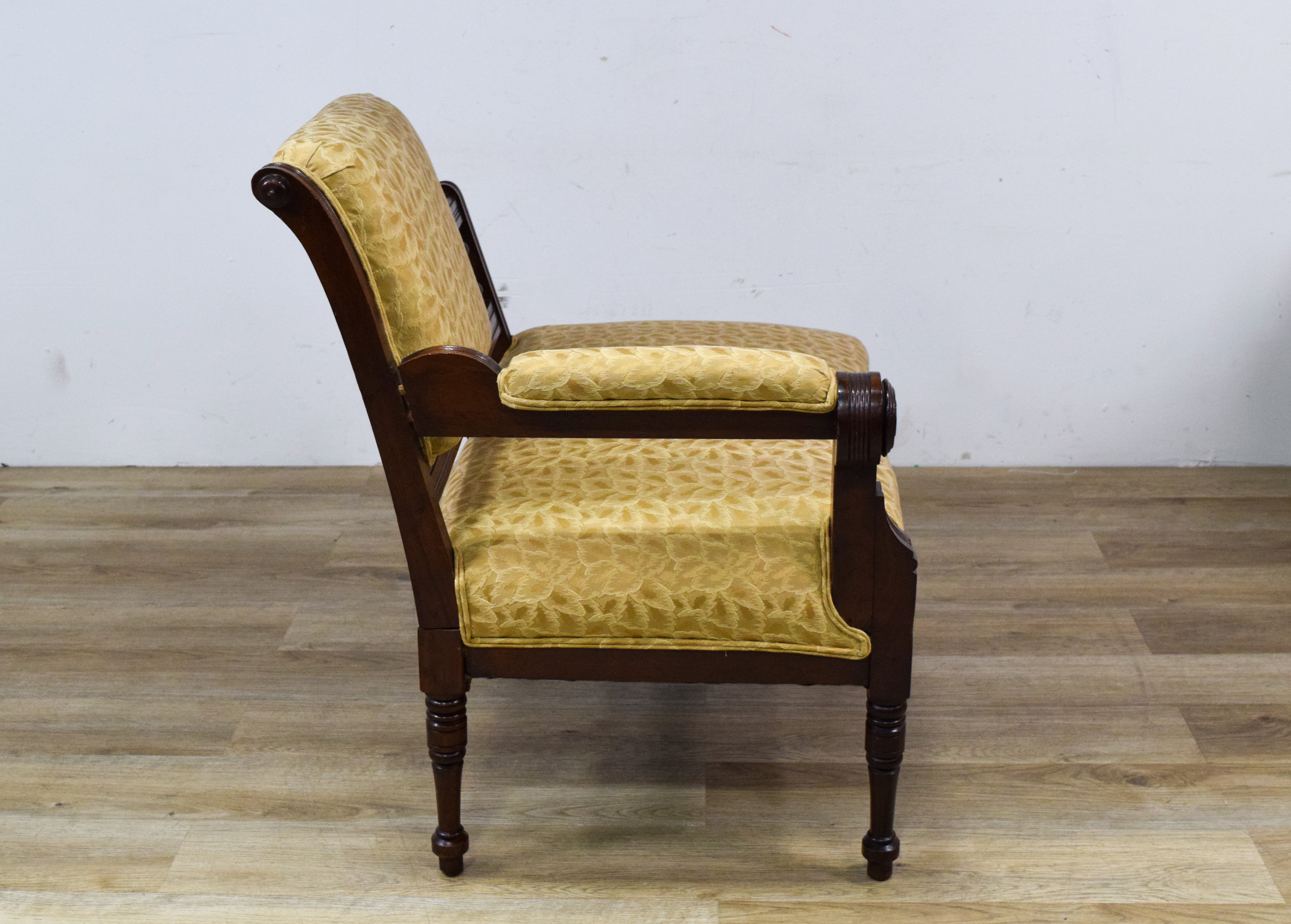 Pair of Victorian Eastlake Style Asymmetrical Settees