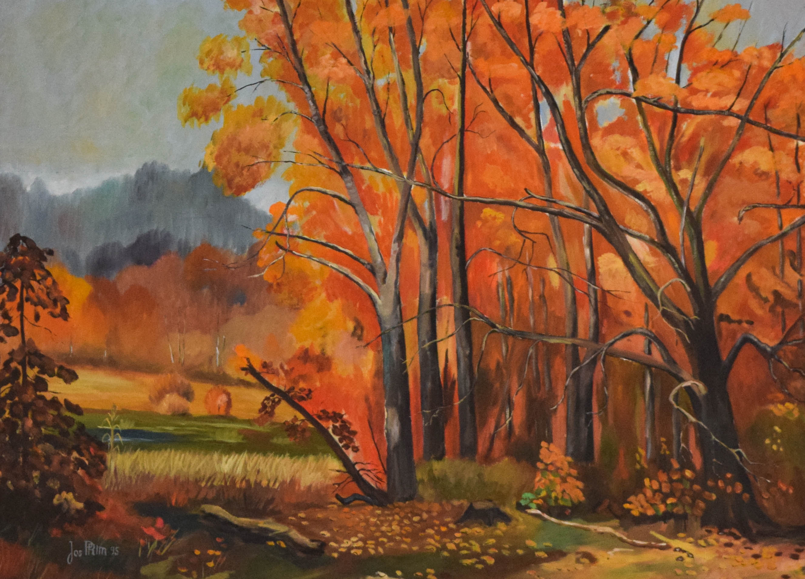Jos Prim Oil on Board Fall Season