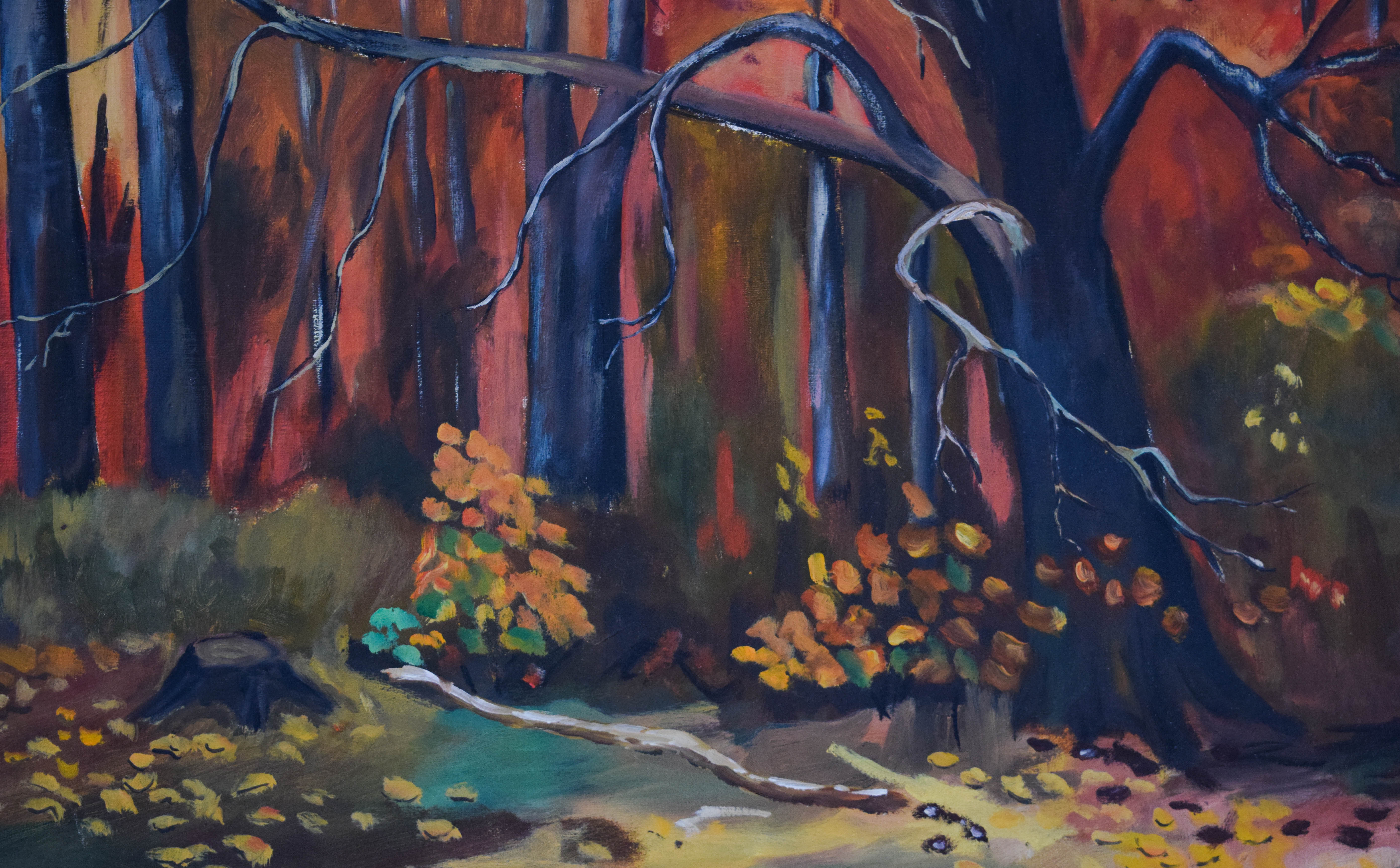 Jos Prim Oil on Board Fall Season