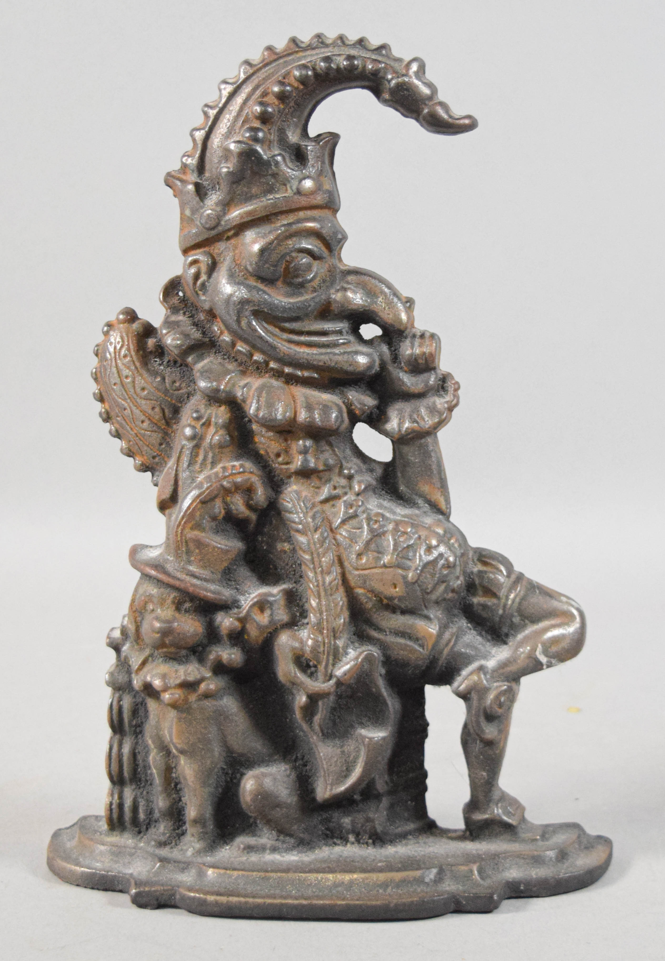 Pair of Cast Iron Punch and Judy Doorstops