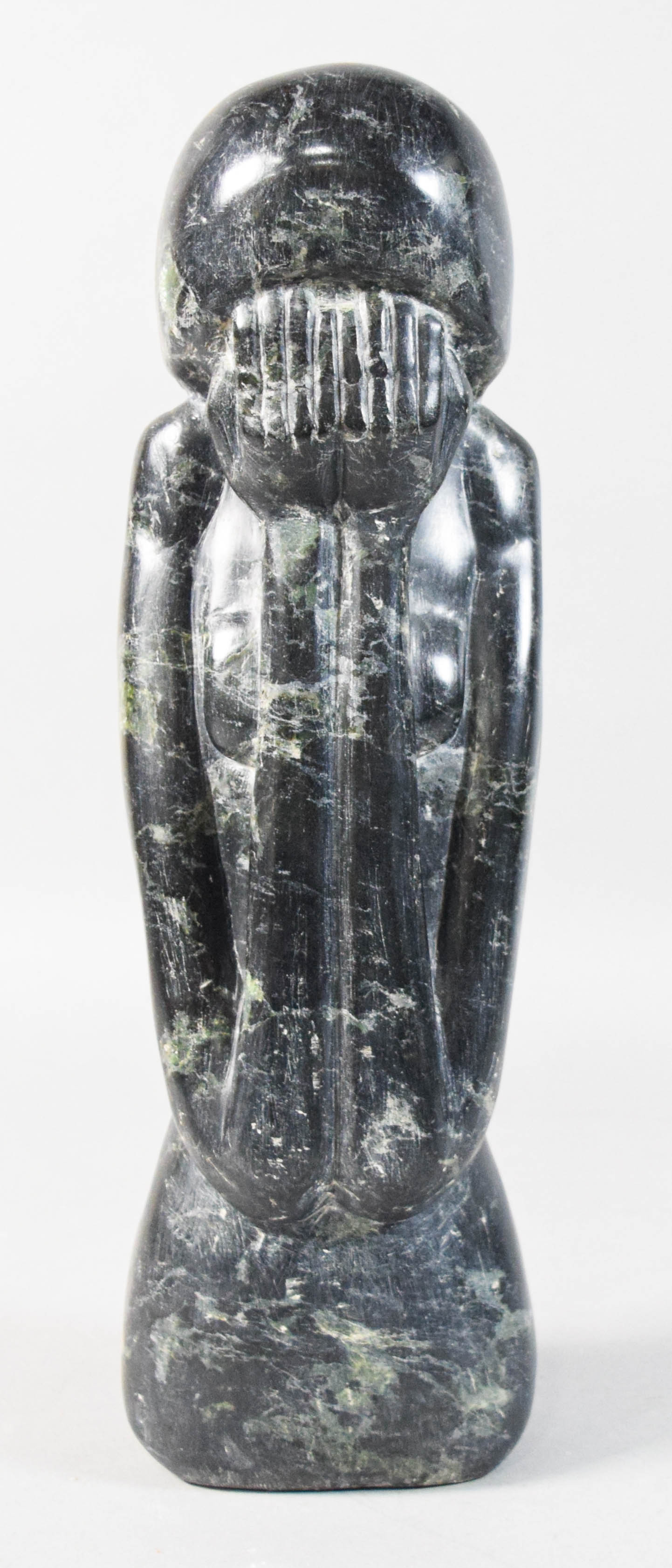 Modernist Carved Stone Figural Sculpture