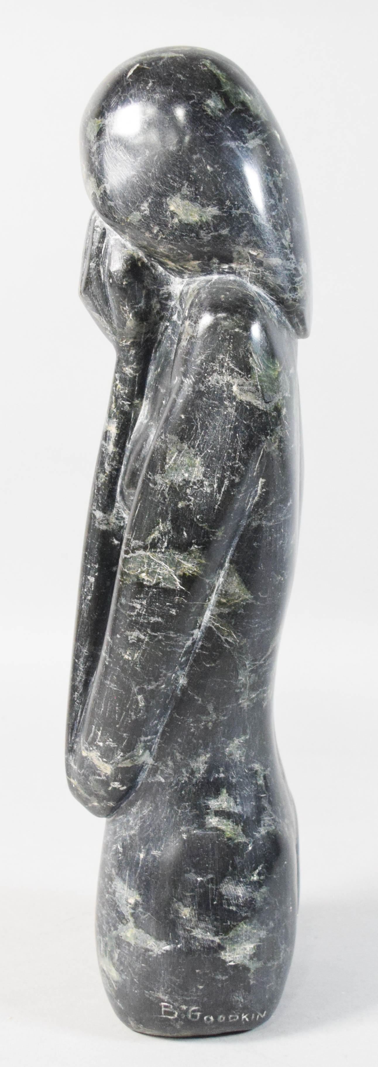 Modernist Carved Stone Figural Sculpture