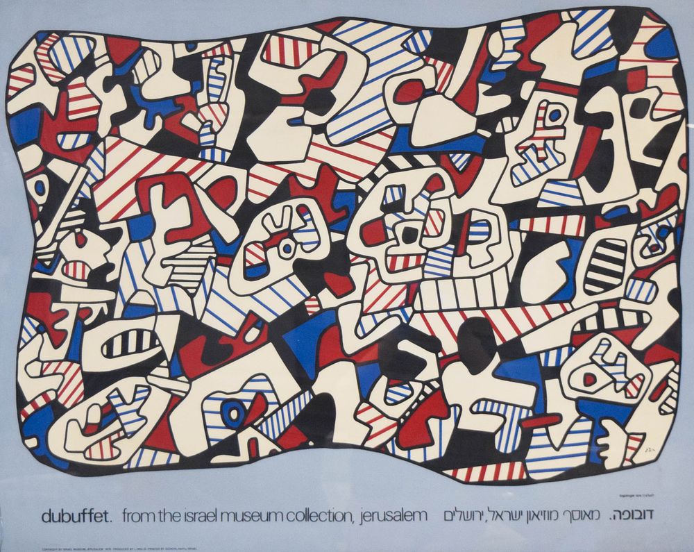 Lot 266: Jean Dubuffet Logologie 1974 Israel Museum Exhibition Poster