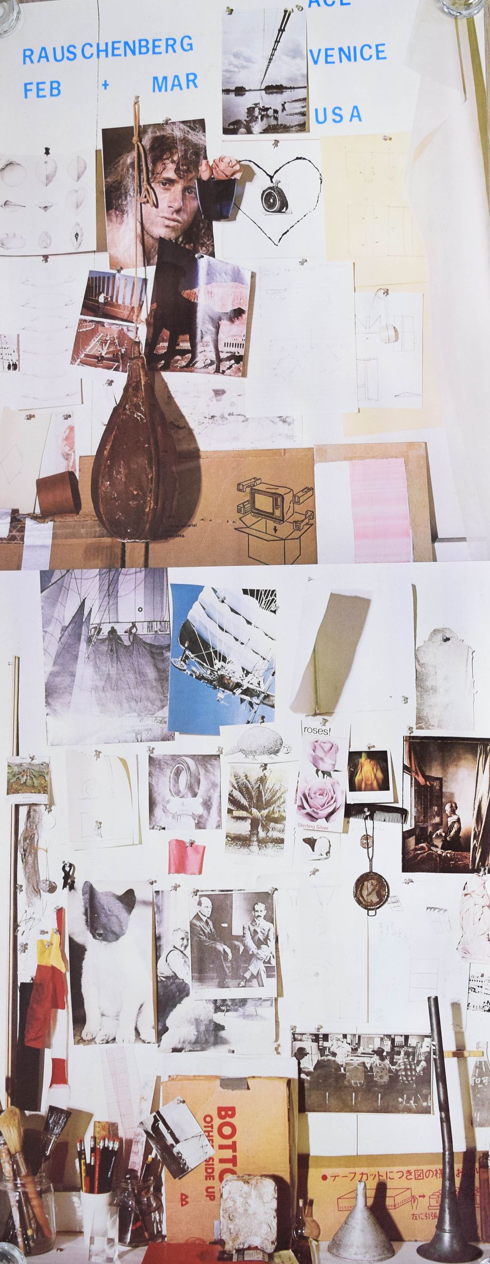 Lot 261: Robert Rauschenberg Ace Gallery Venice Exhibition Poster