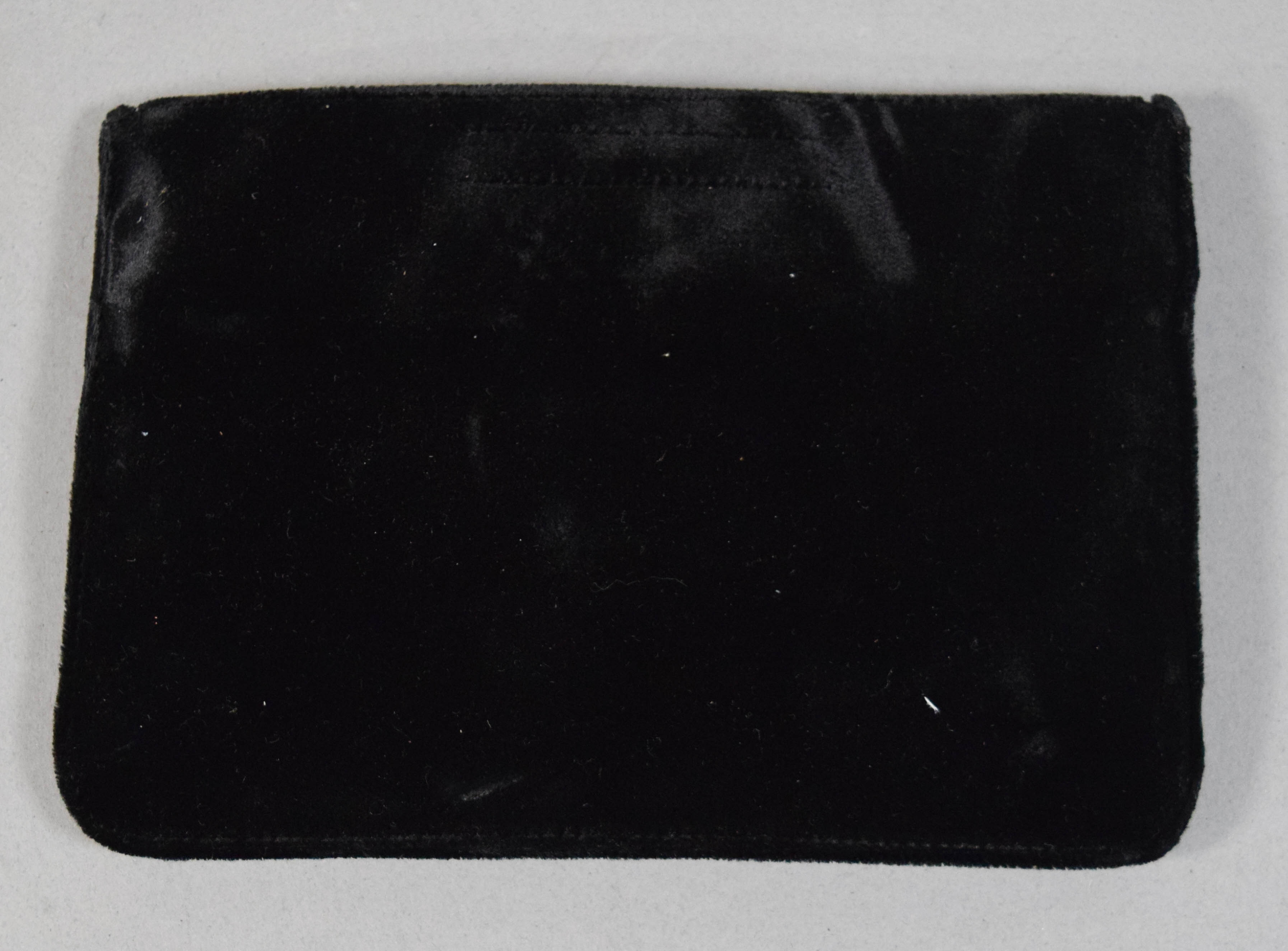 Prada Black Velvet Pouch with Authenticity Card