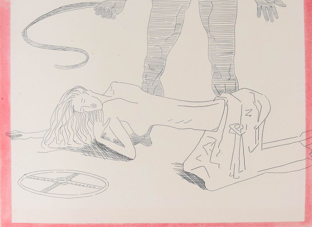Lot 311: Man Ray Etching and Aquatint Donna, 1971