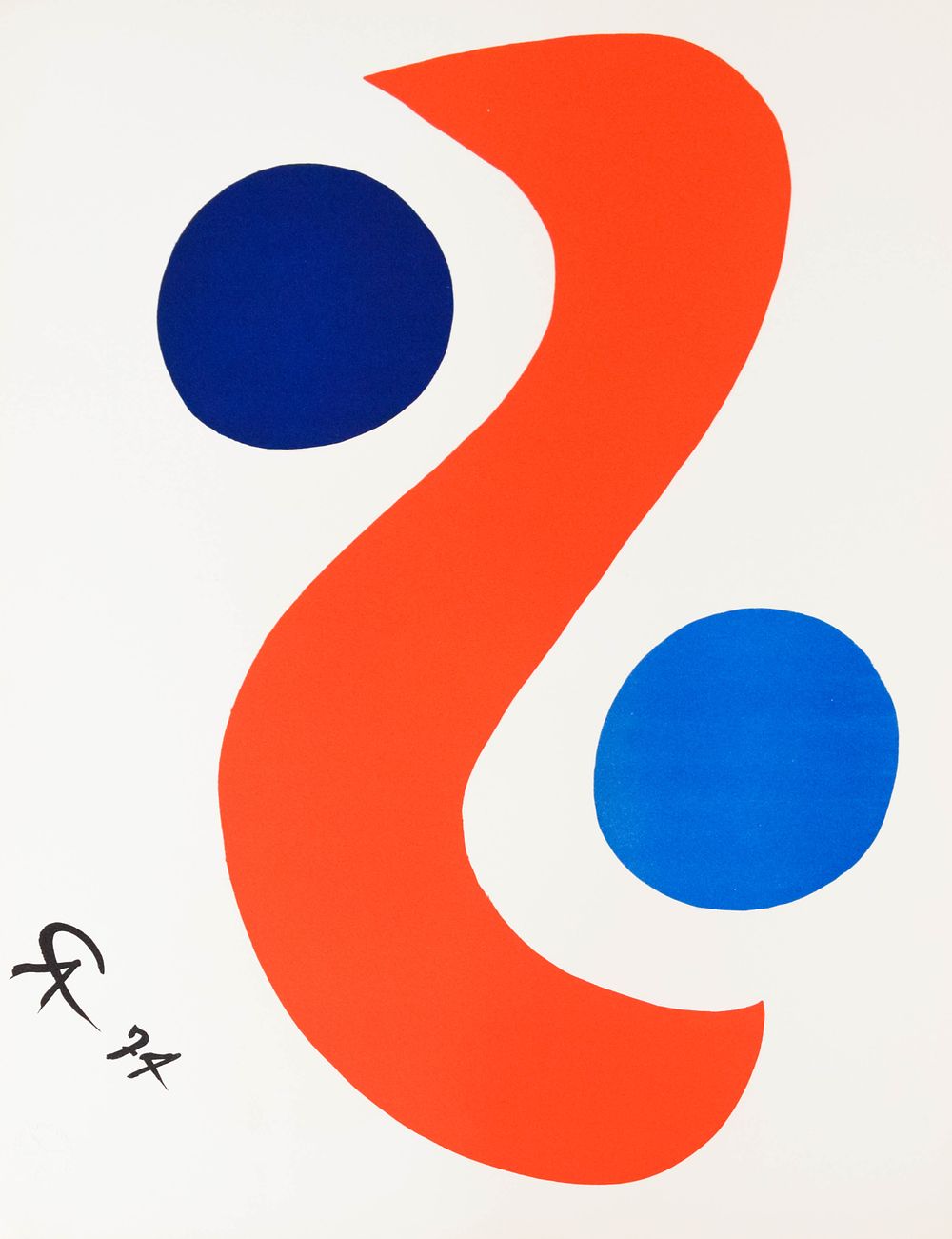 Lot 251: Alexander Calder Lithograph Skybird