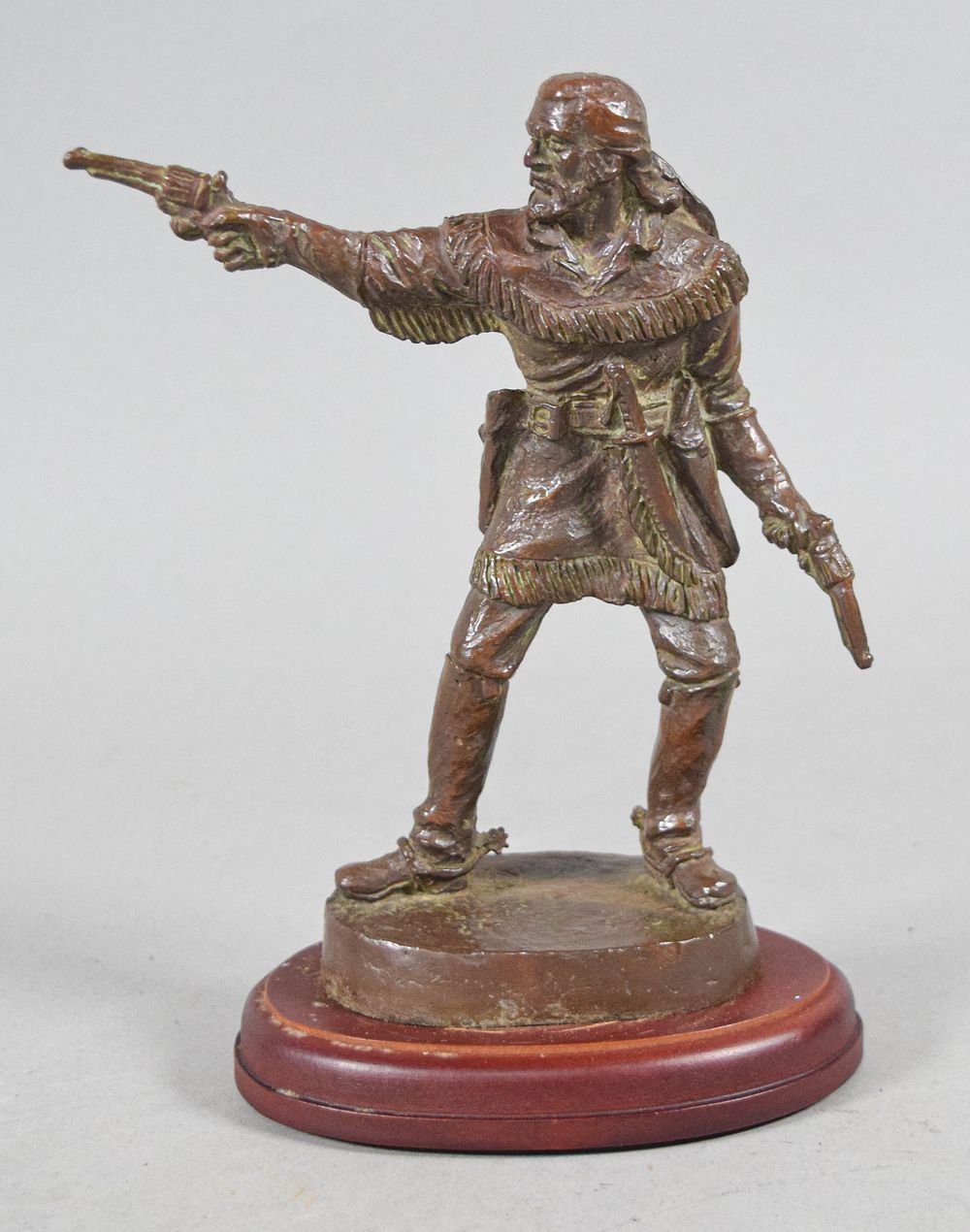 Lot 236: Bernard Kim Patinated Metal Sculpture General George Armstrong Custer