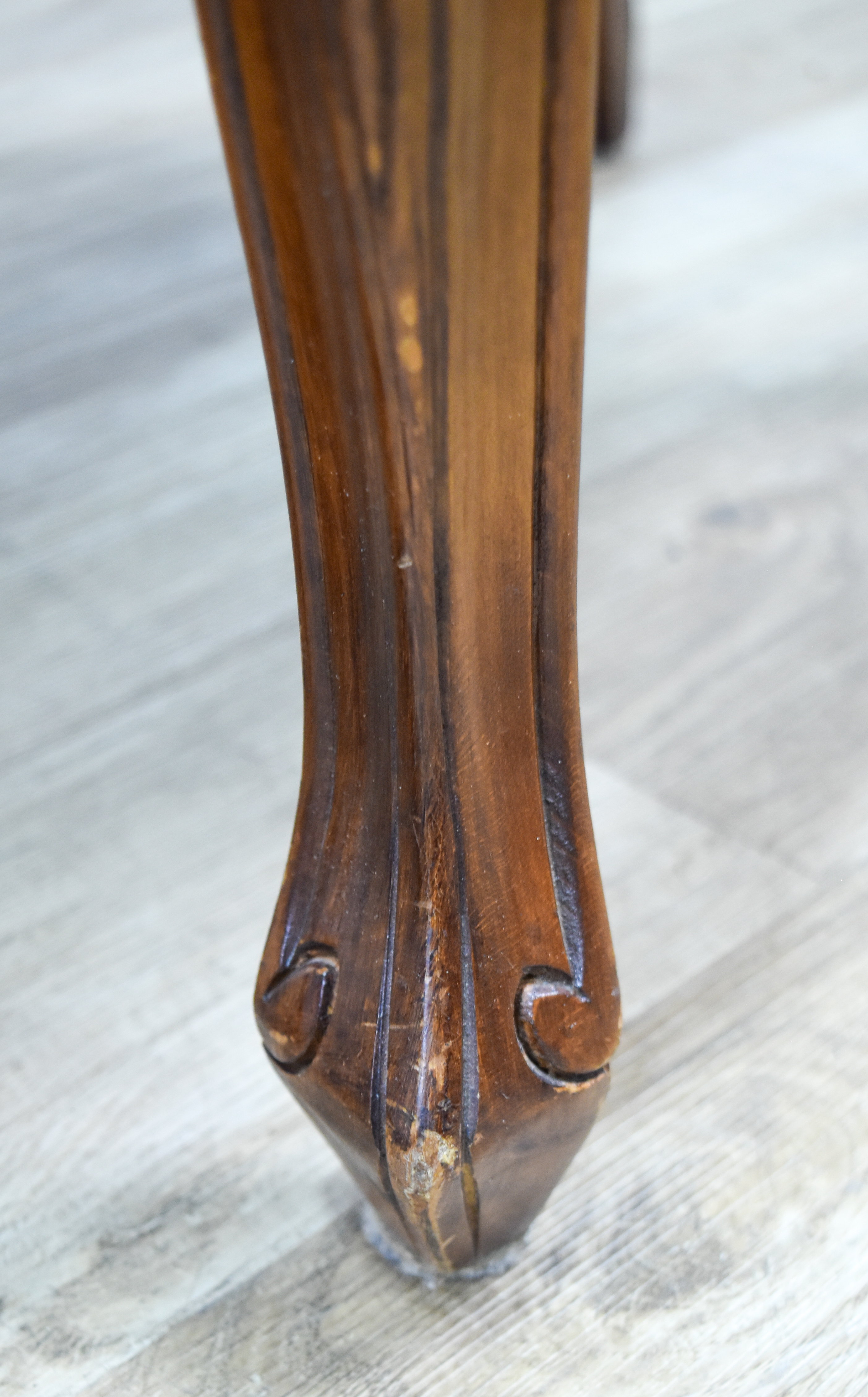 Set of 4 French Rococo Style Dining Chairs