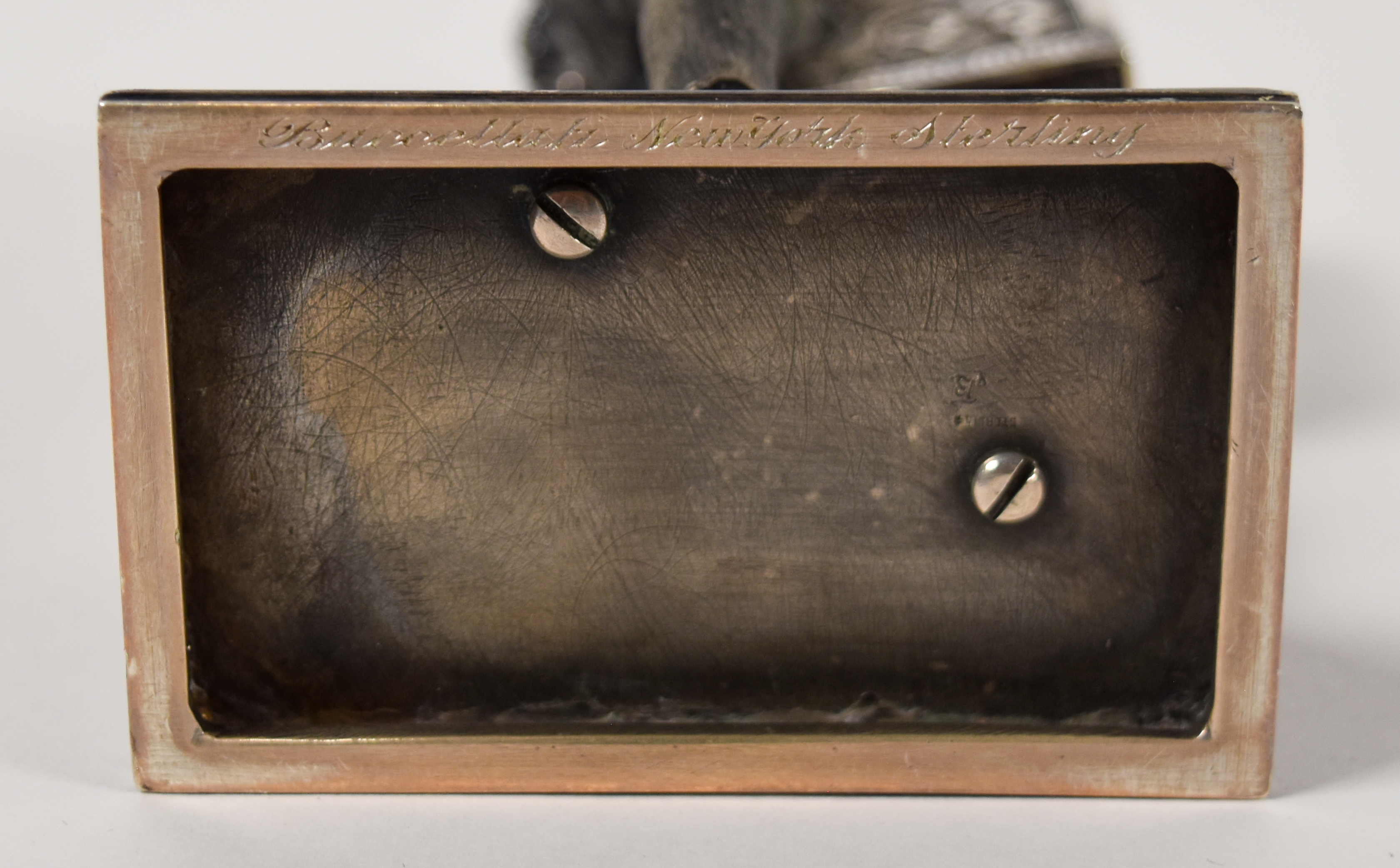 Buccellati Sterling Silver Harlequin Stamp Box