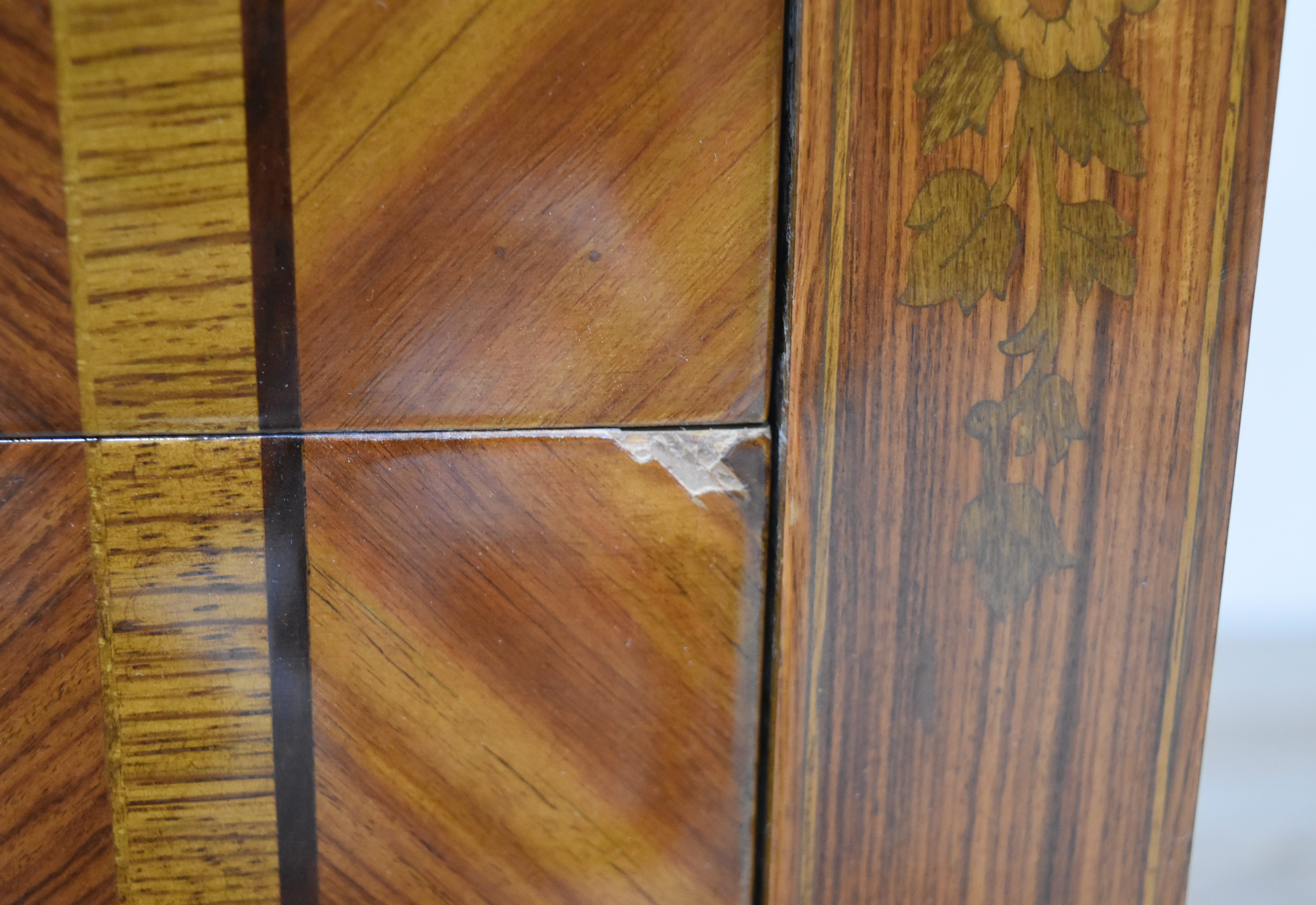 Mastro Cappellini Louis XVI Style Marquetry Commode