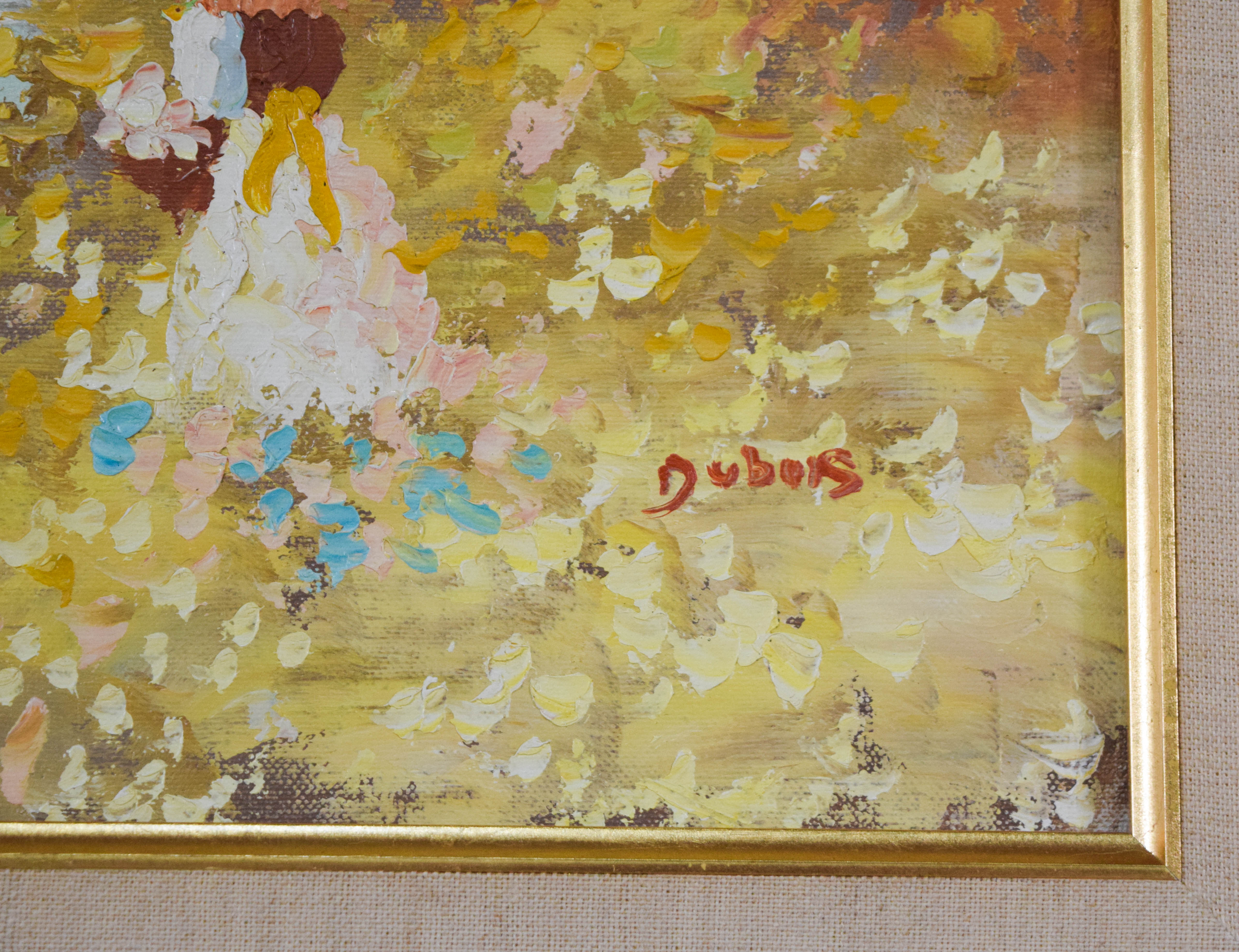 Pierre Du Bois Oil on Canvas Spring Scene