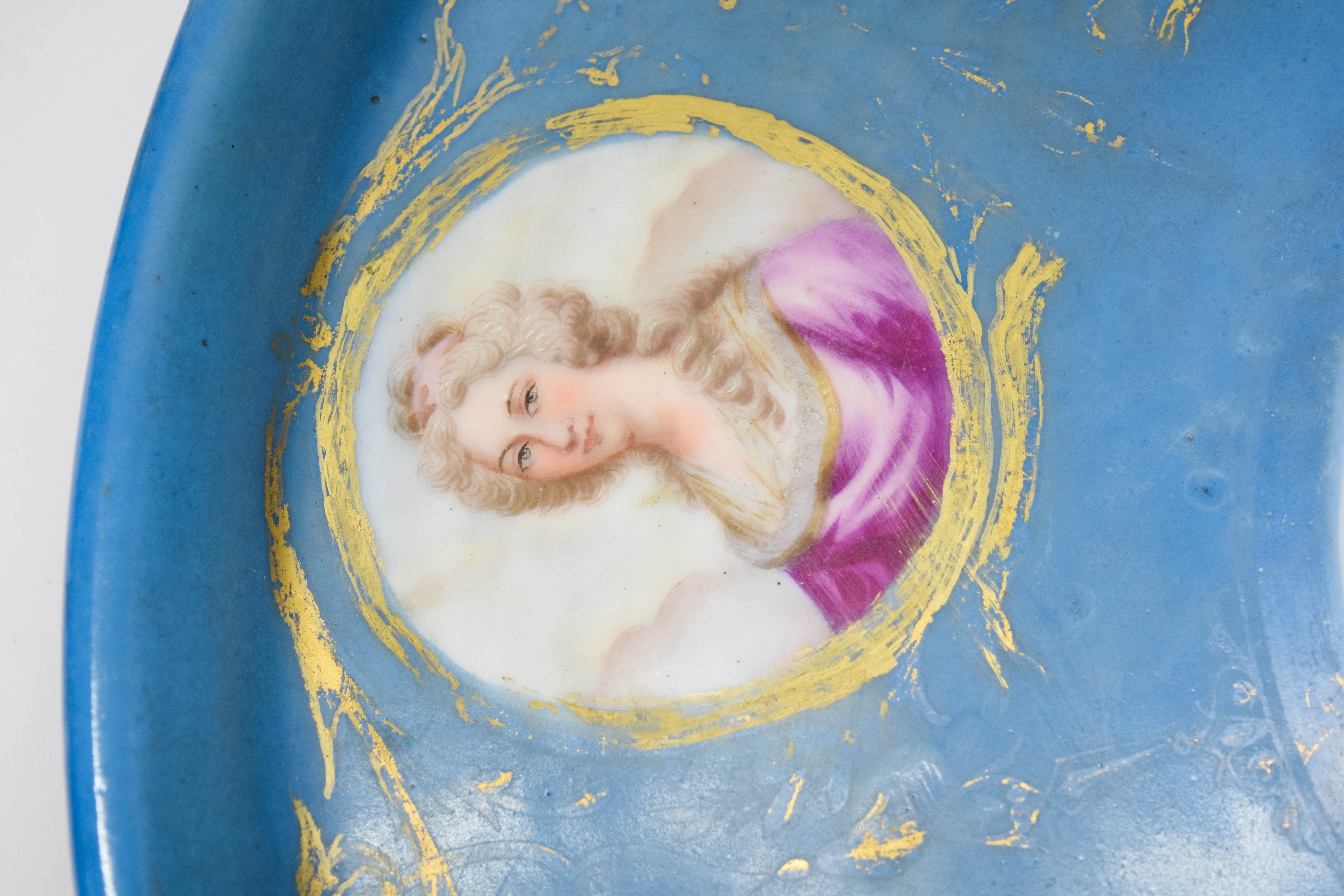 Sevres Porcelain Louis XVI Portrait Charger