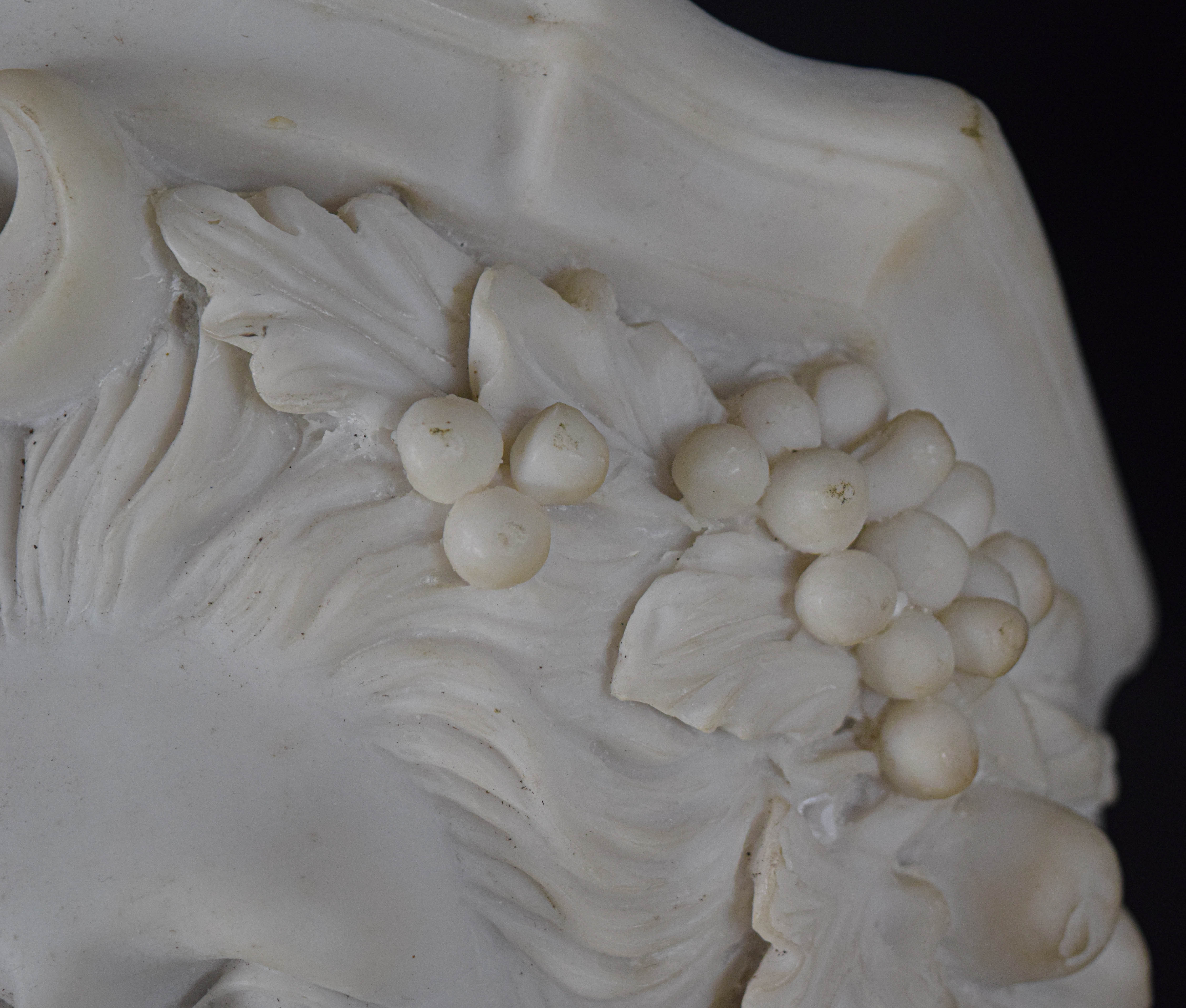 Pair of Neoclassical Style Female Mask Wall Corbels