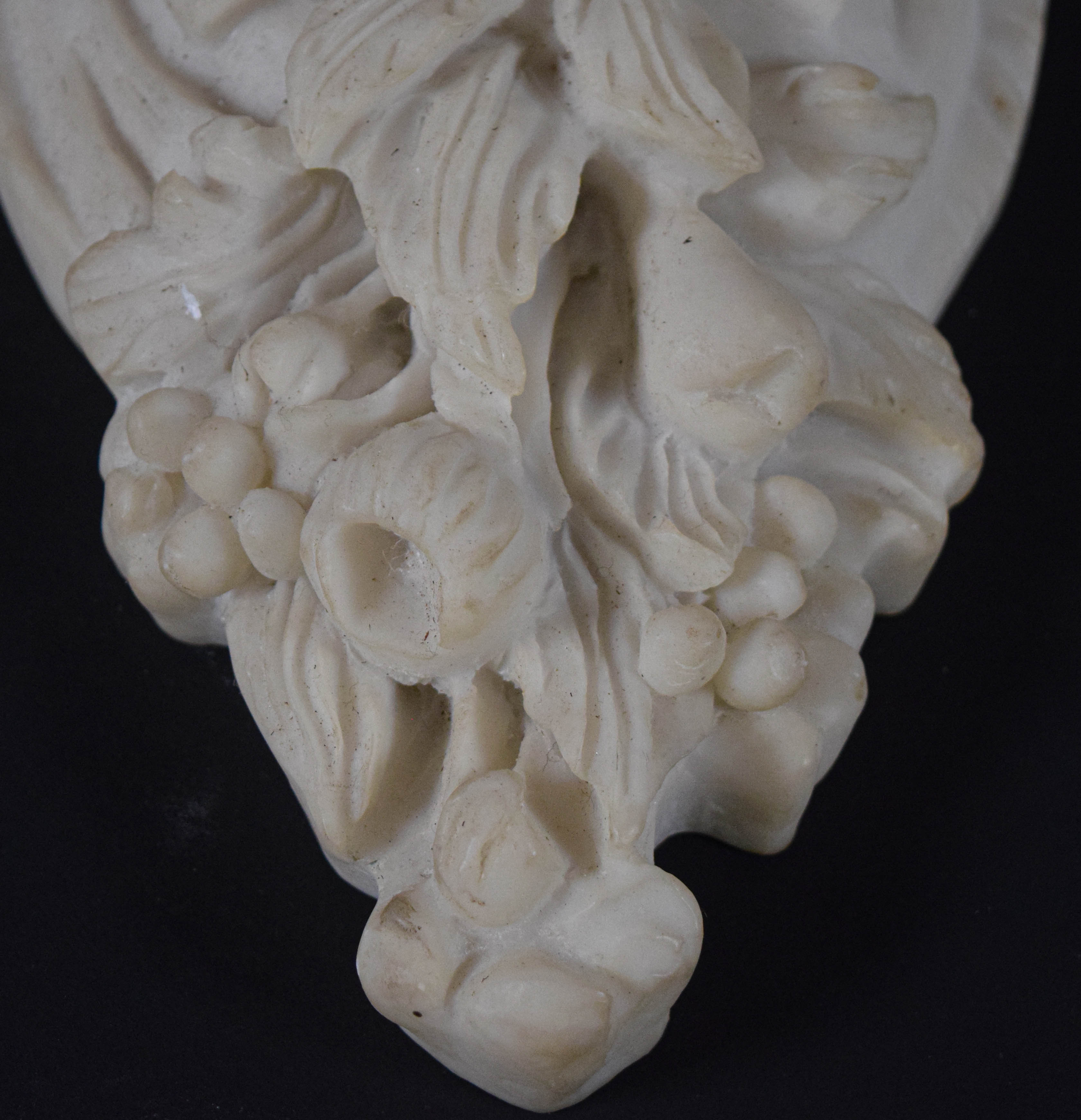 Pair of Neoclassical Style Female Mask Wall Corbels