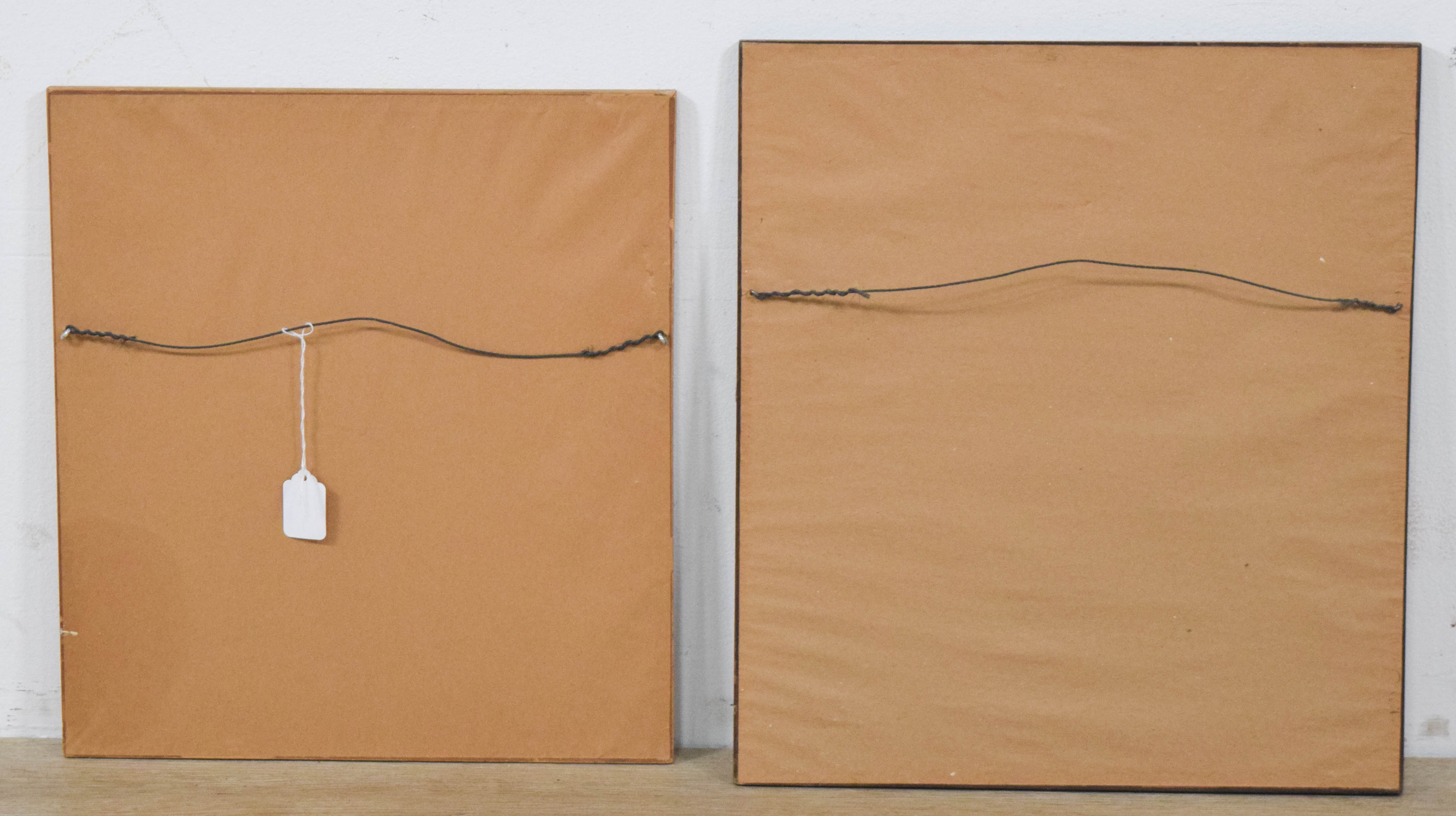 Pair of Reinhold H. Palenske Framed Intaglio Prints