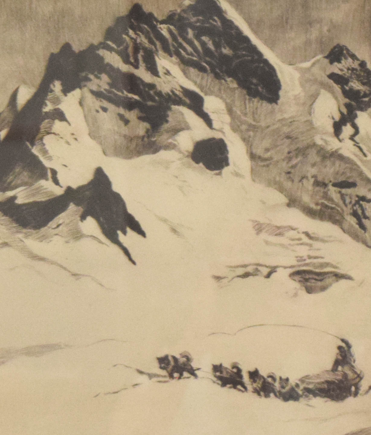 Pair of Reinhold H. Palenske Framed Intaglio Prints