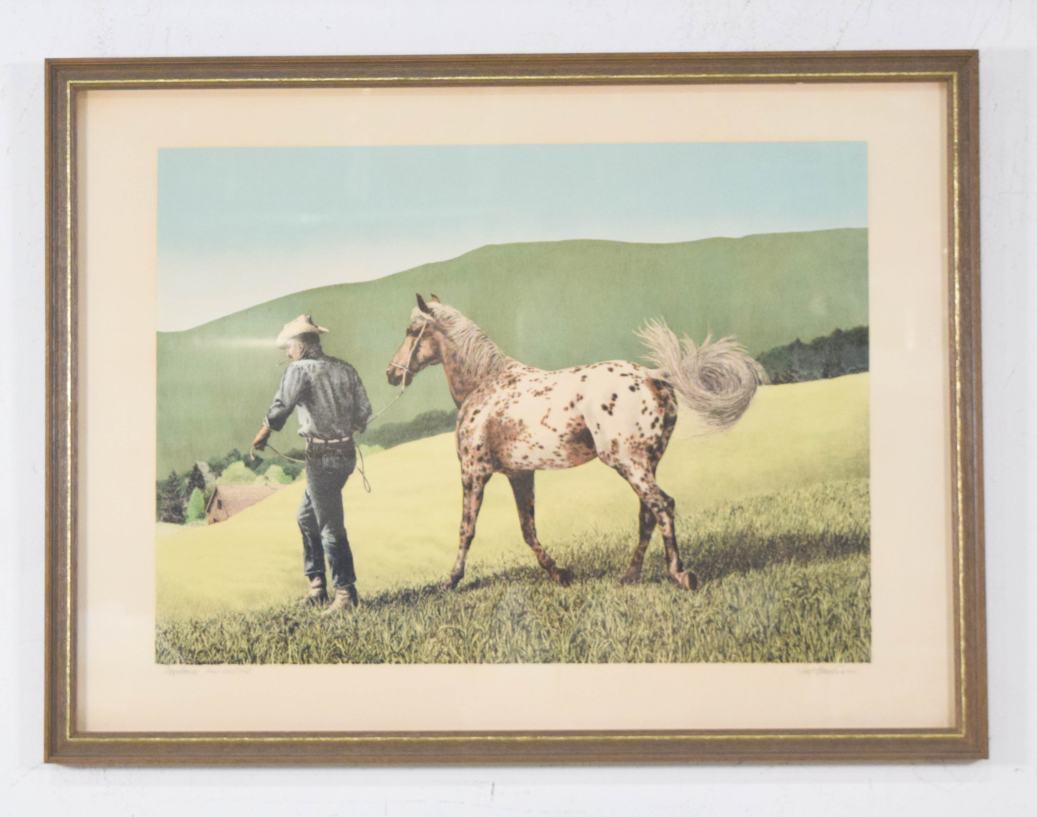 Neil Hunter Serigraph Appuloosa, 1974